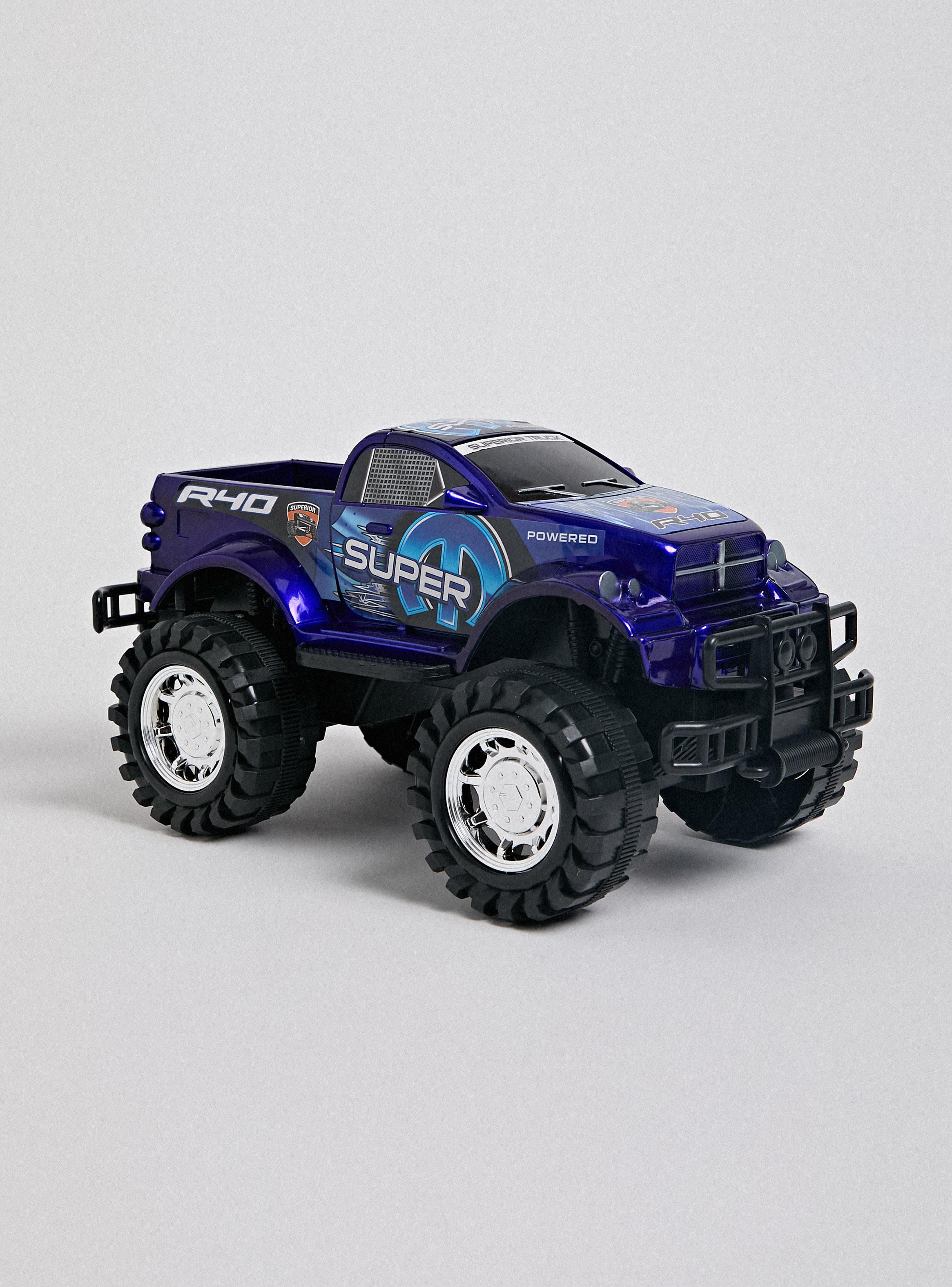 Auto a Fricción 4x4 35 cm Azul-2