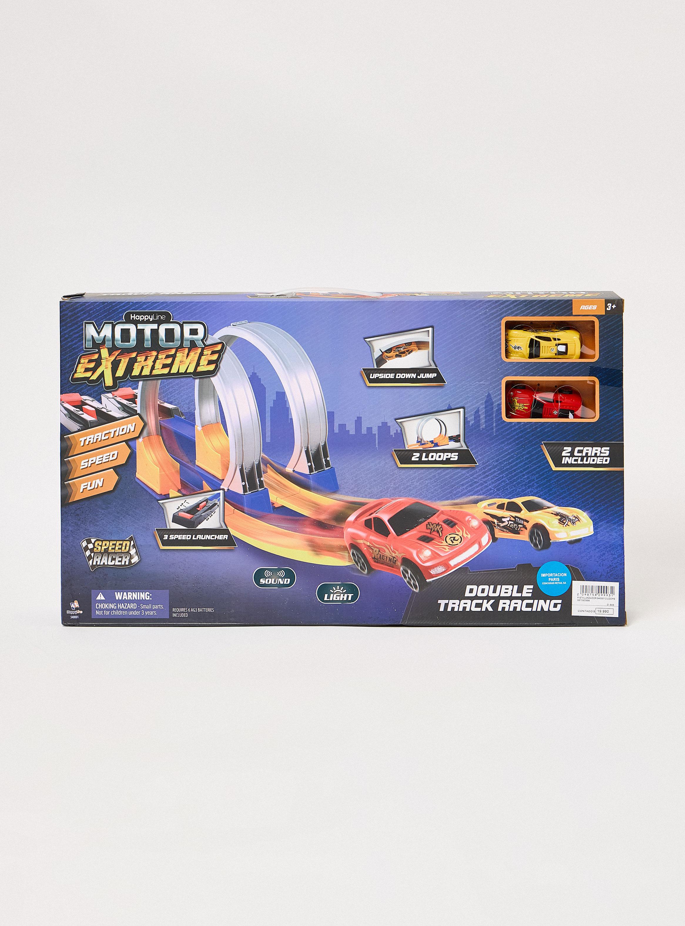 Autopista con 2 Lanzadores Loops + 2 Autos-2