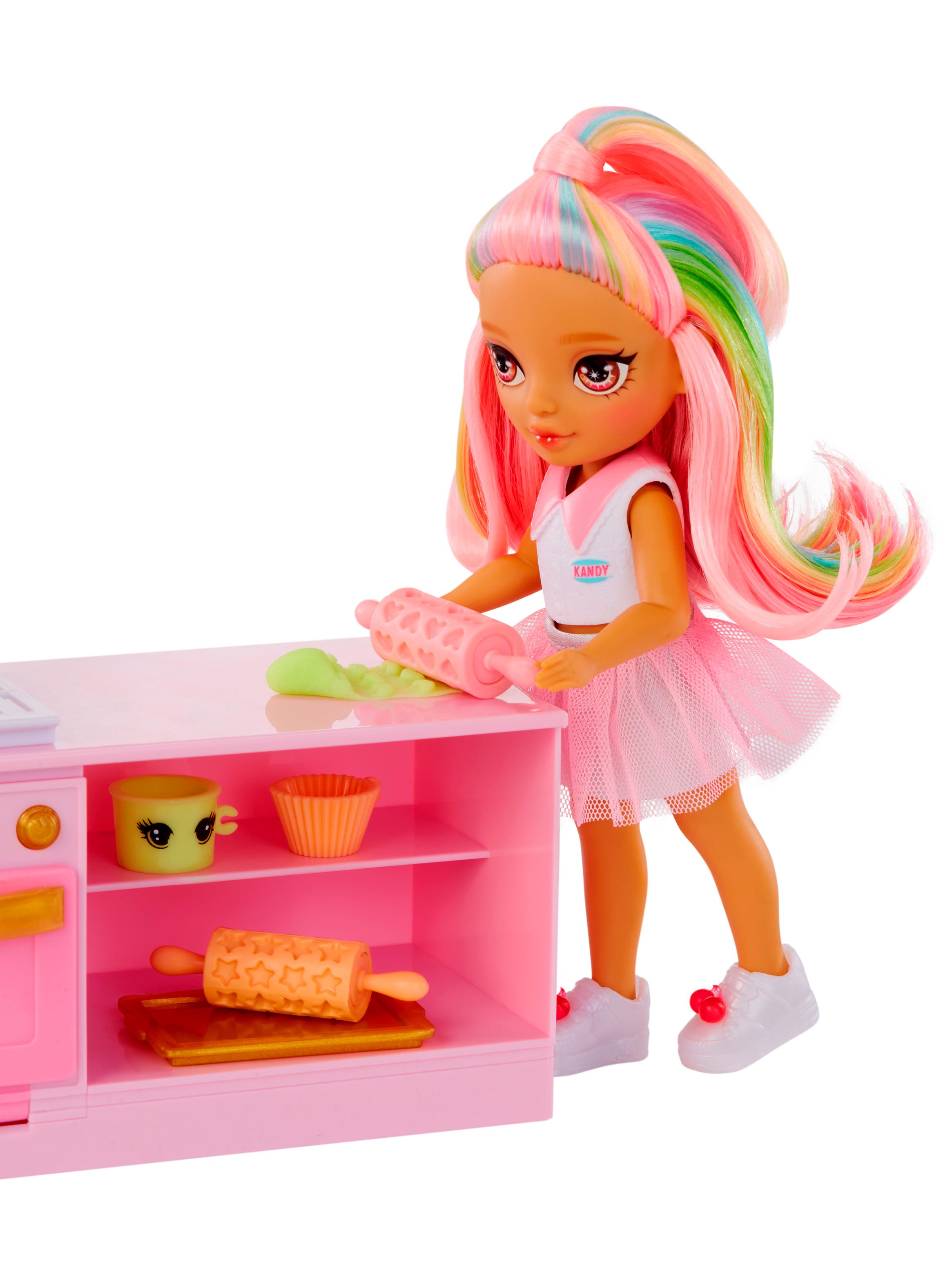 Muñeca Little Dessert Shop con Juego Kandy-2