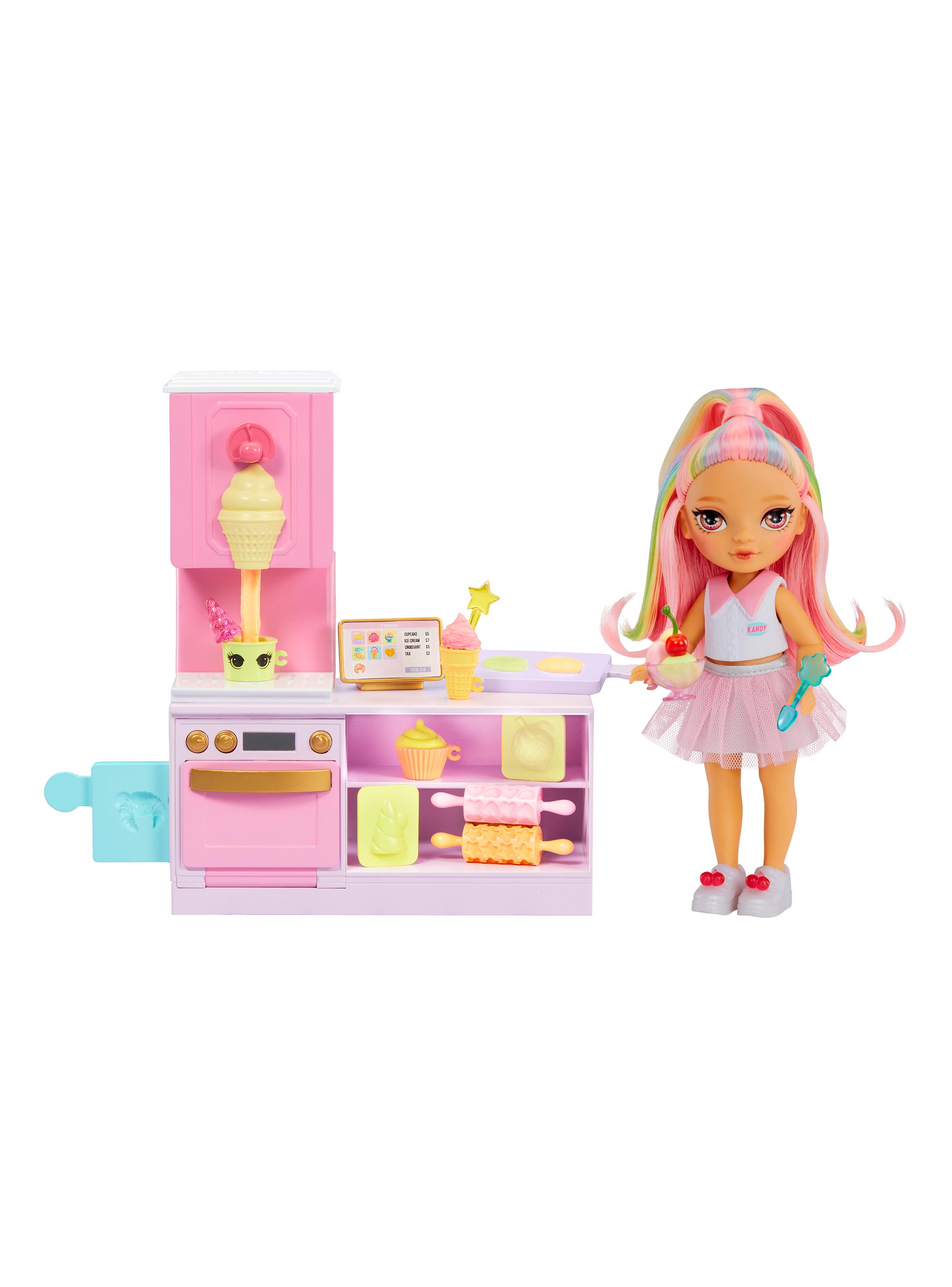 Muñeca Little Dessert Shop con Juego Kandy-5