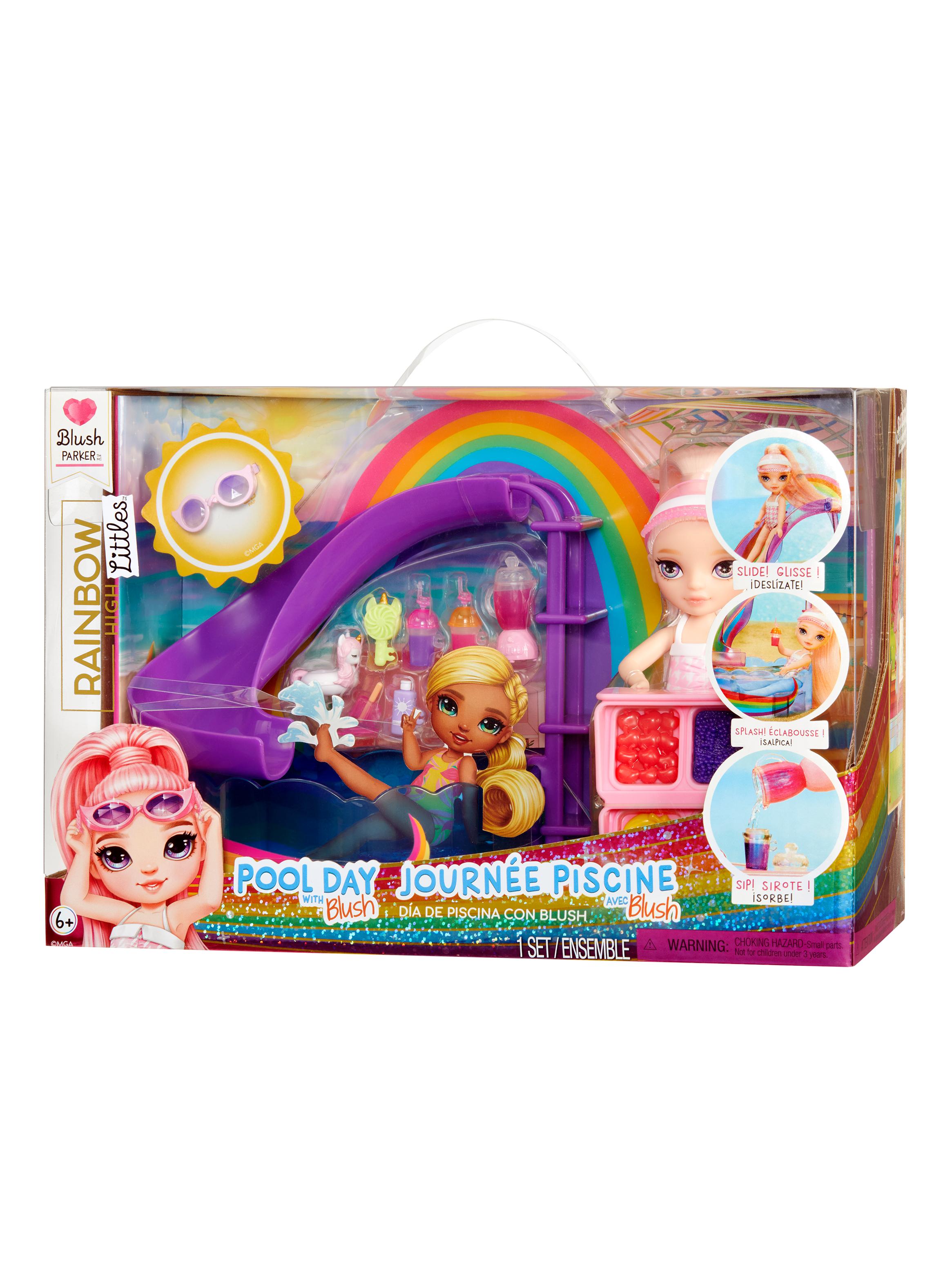 Muñeca Little Pool Day Blush Playset-4
