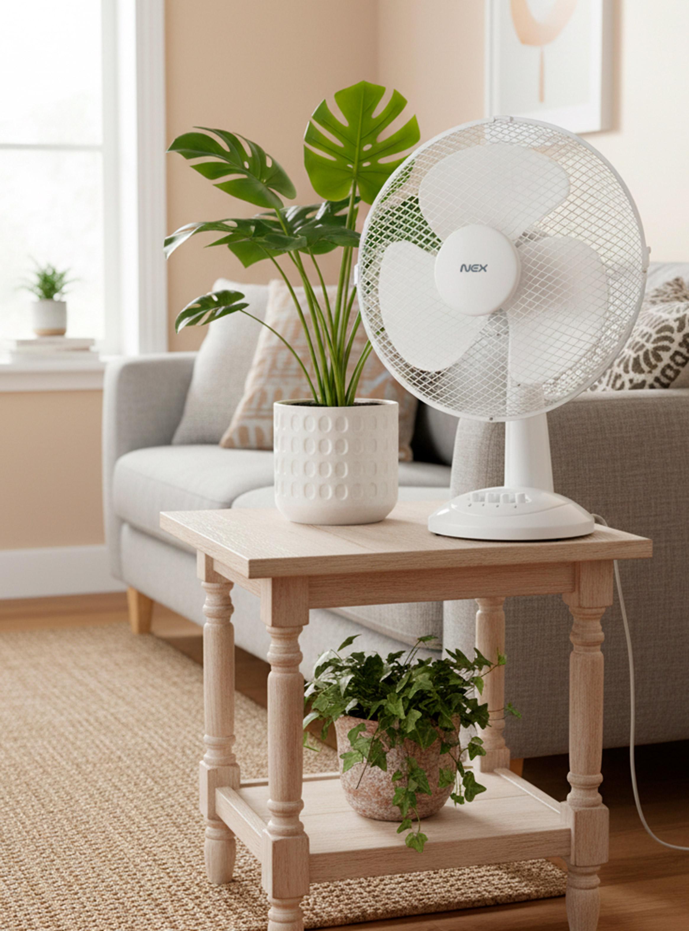 Ventilador de Sobremesa 12' 40W VDK1226-WHT Blanco-2