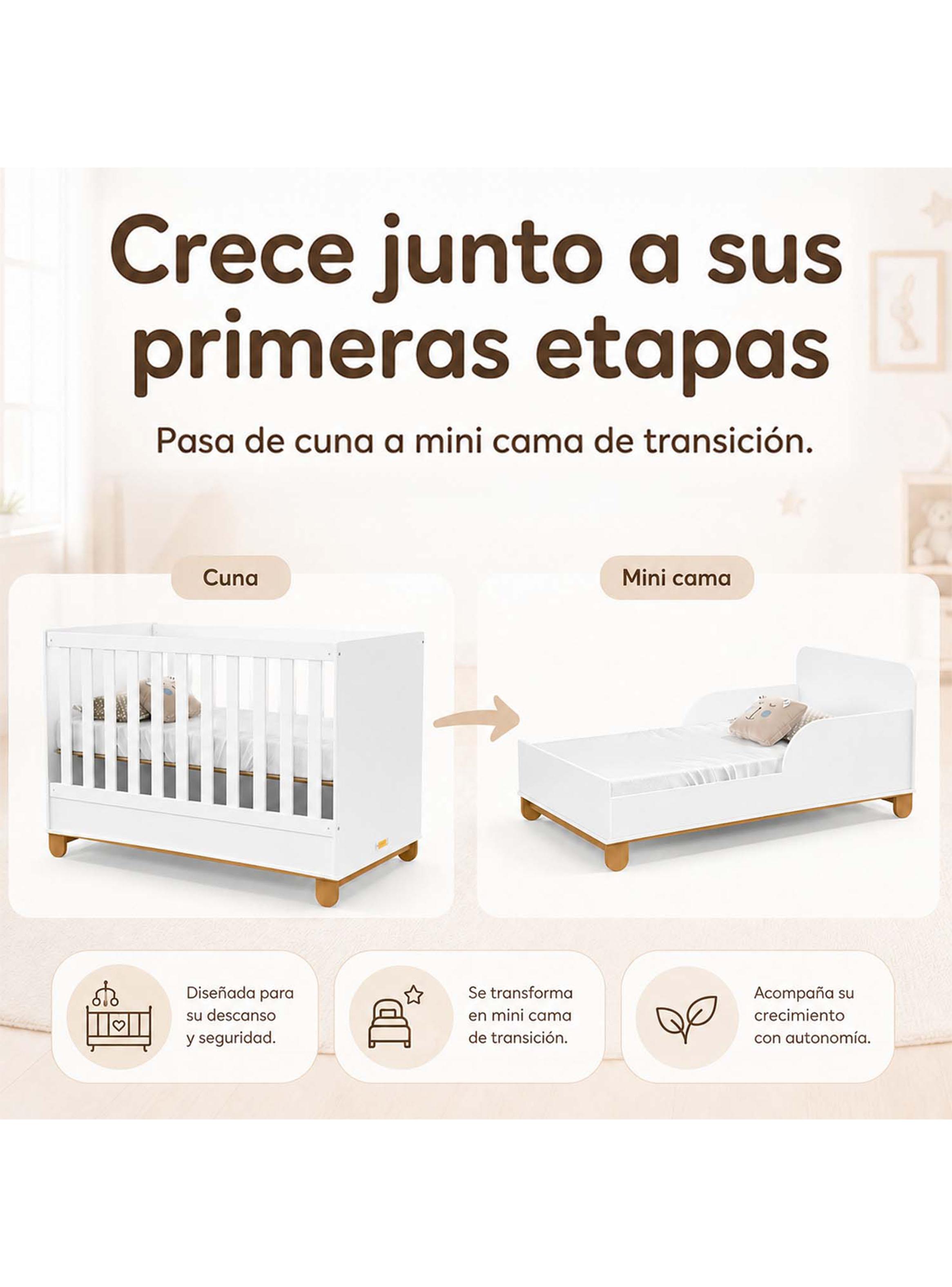 Cuna Madera New Zupi Blanca-2
