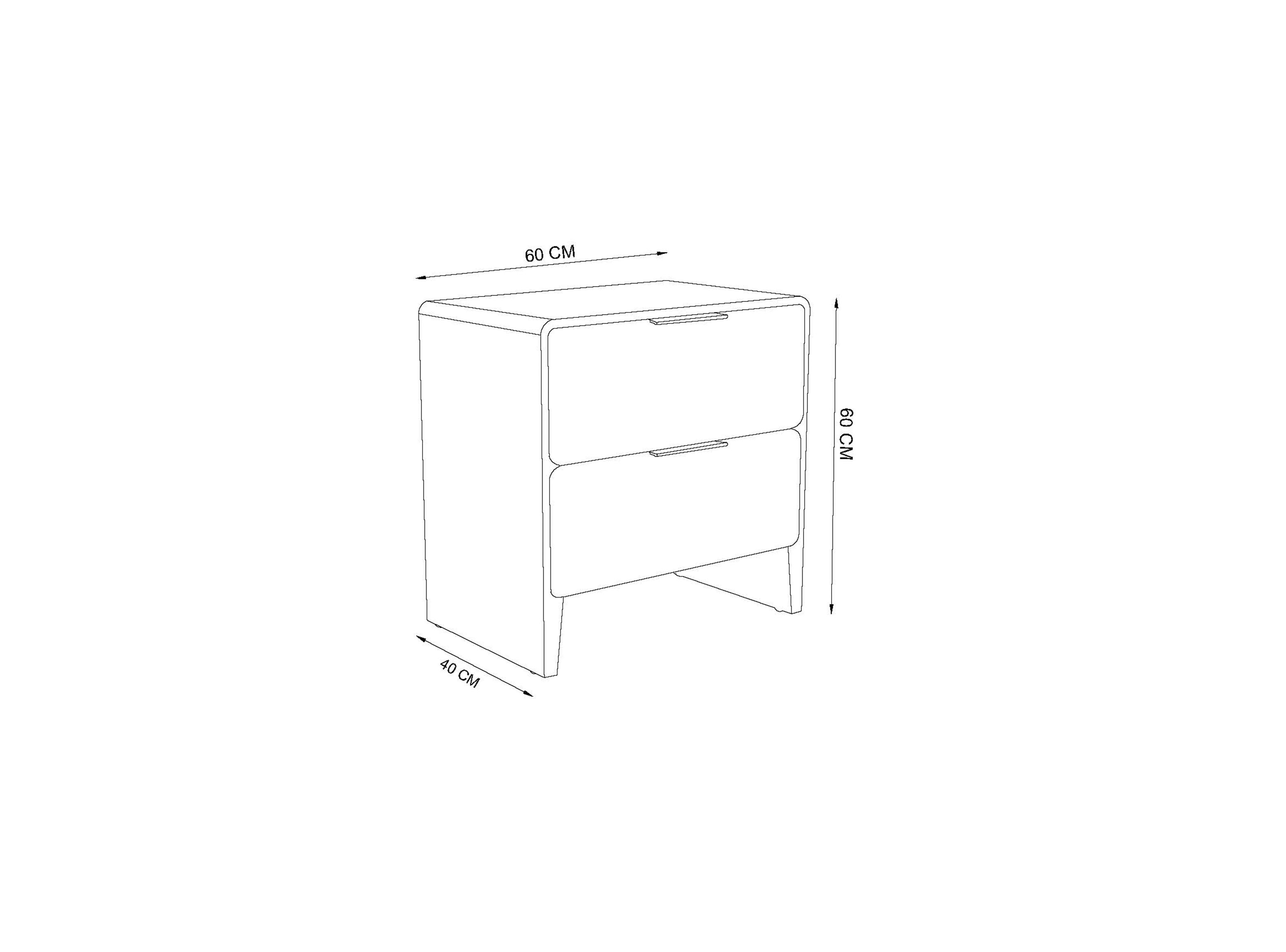 Velador Aqua 2 Cajones-1