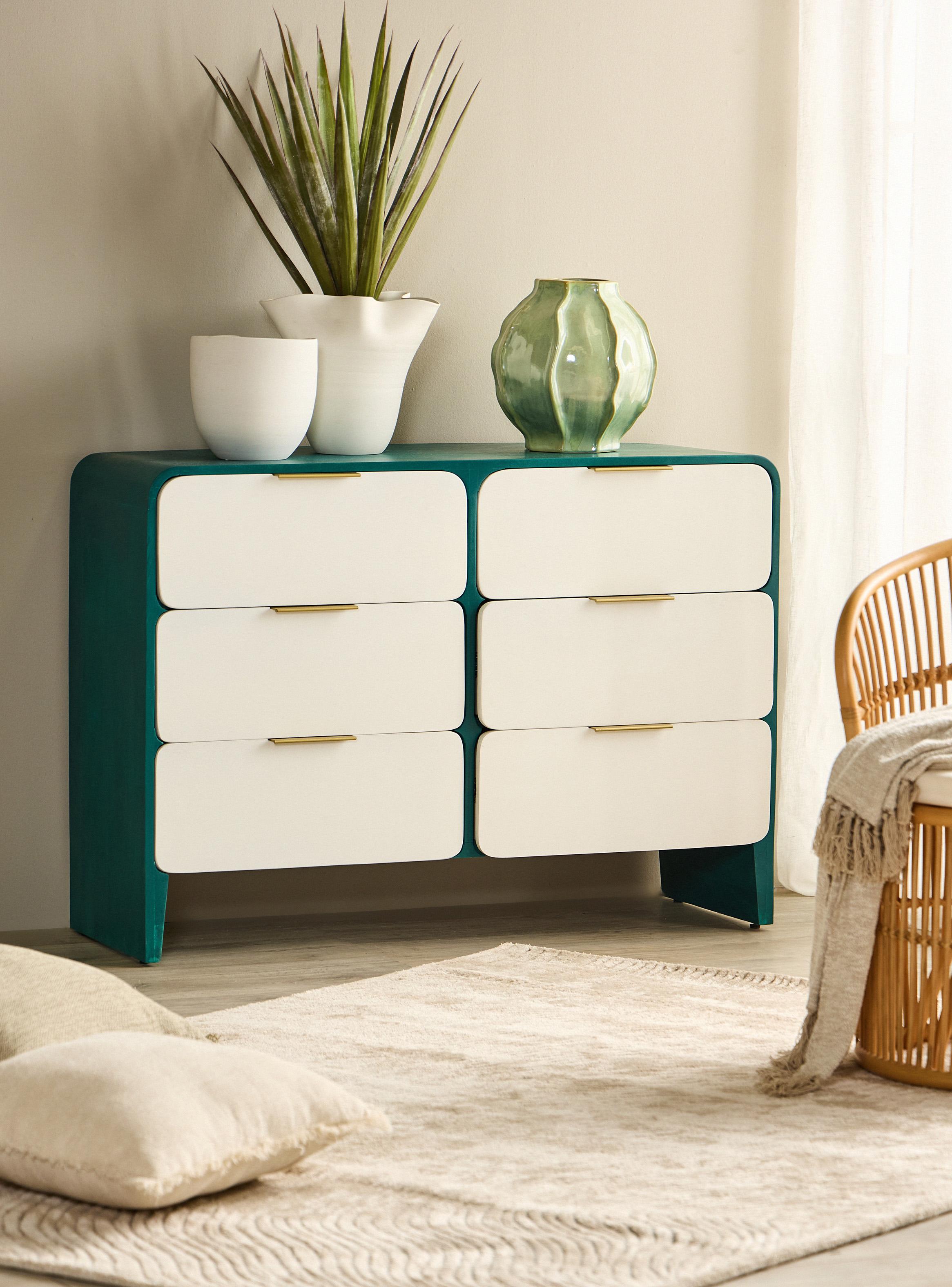 Cómoda Aqua 6 Cajones Alaniz Home | Paris.cl