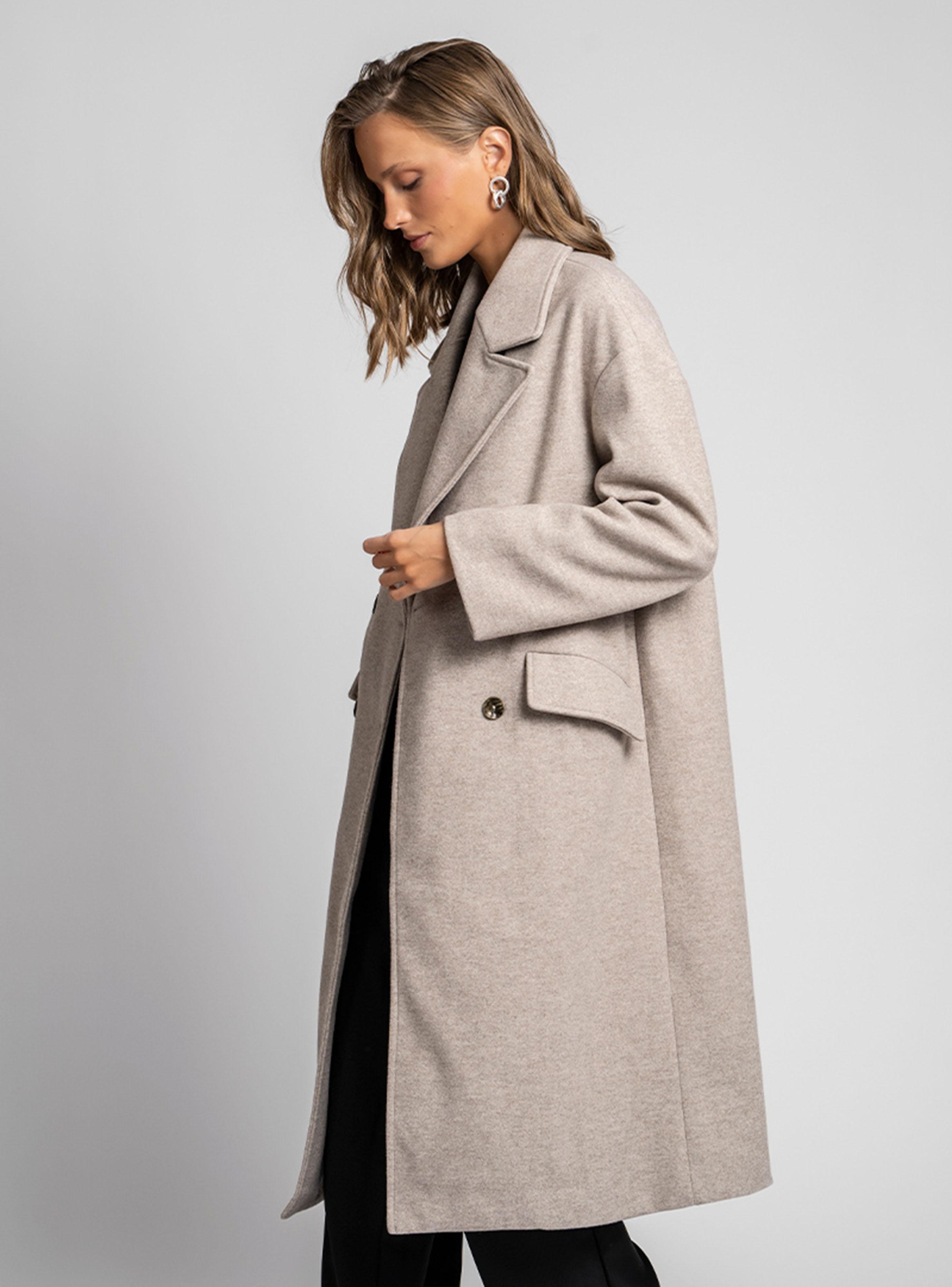 Abrigo Francine Beige-2