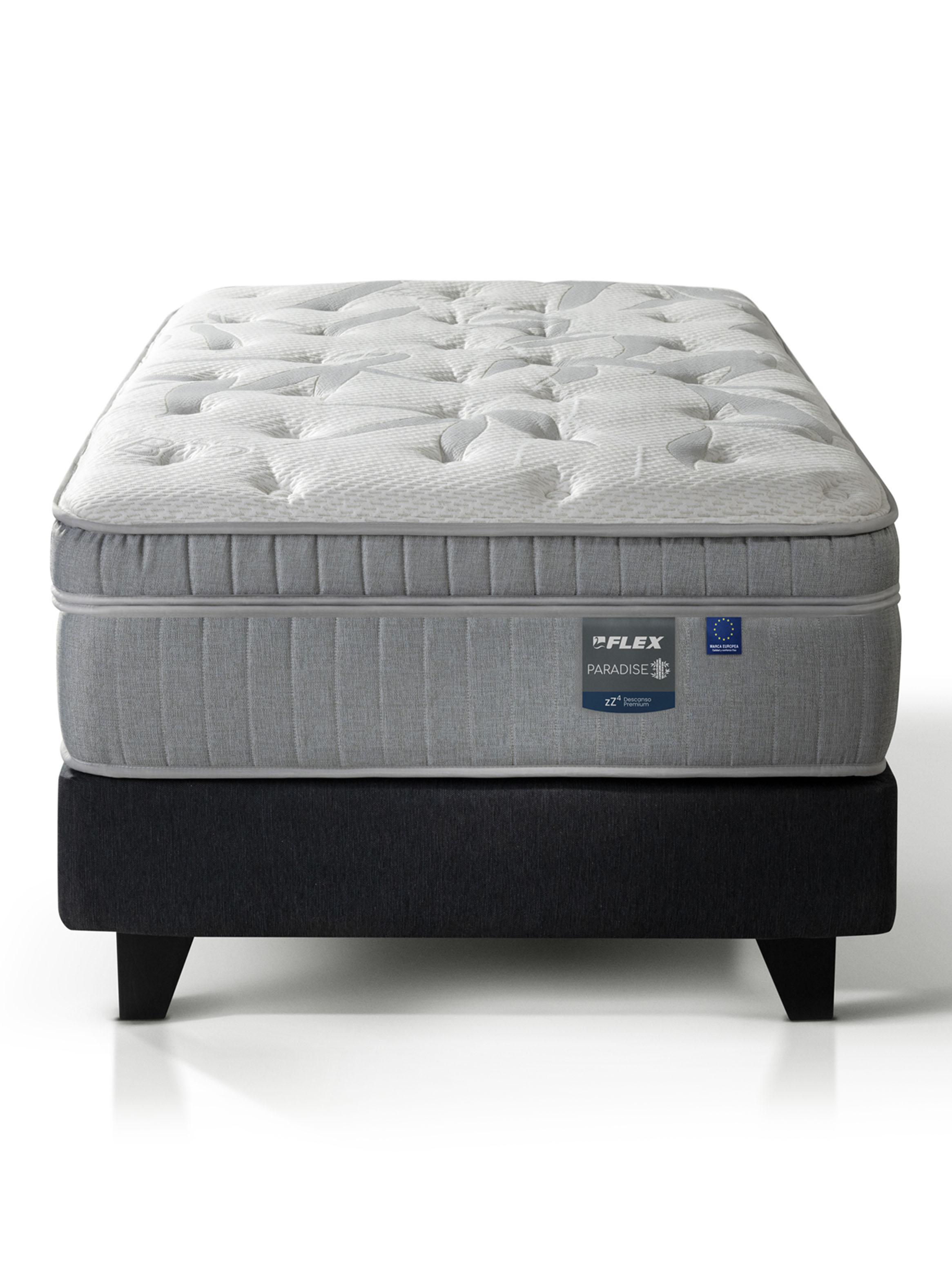 Cama Europea Paradise 1.5 Plazas Box-2