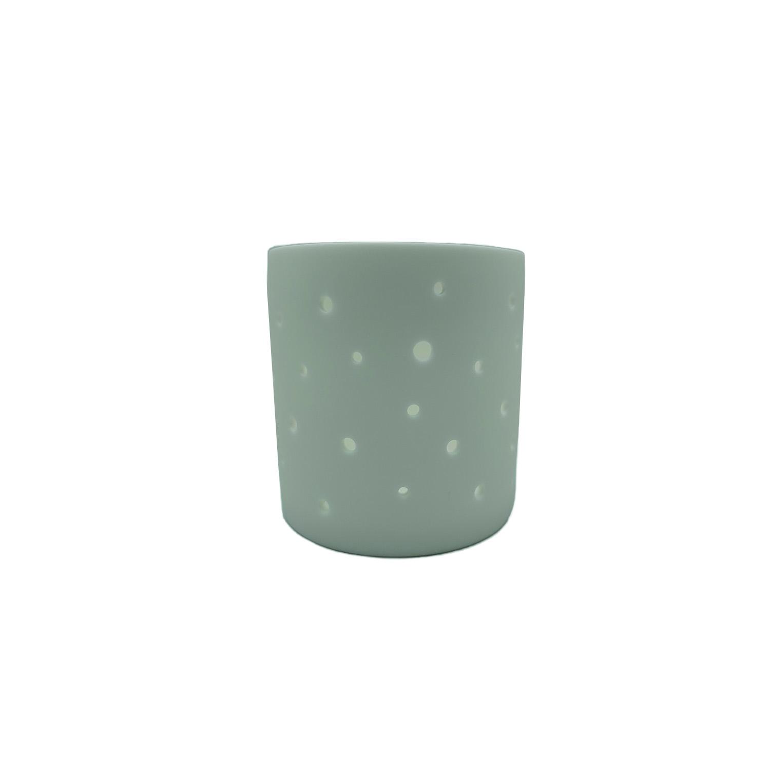 Portavela White Puntos-3