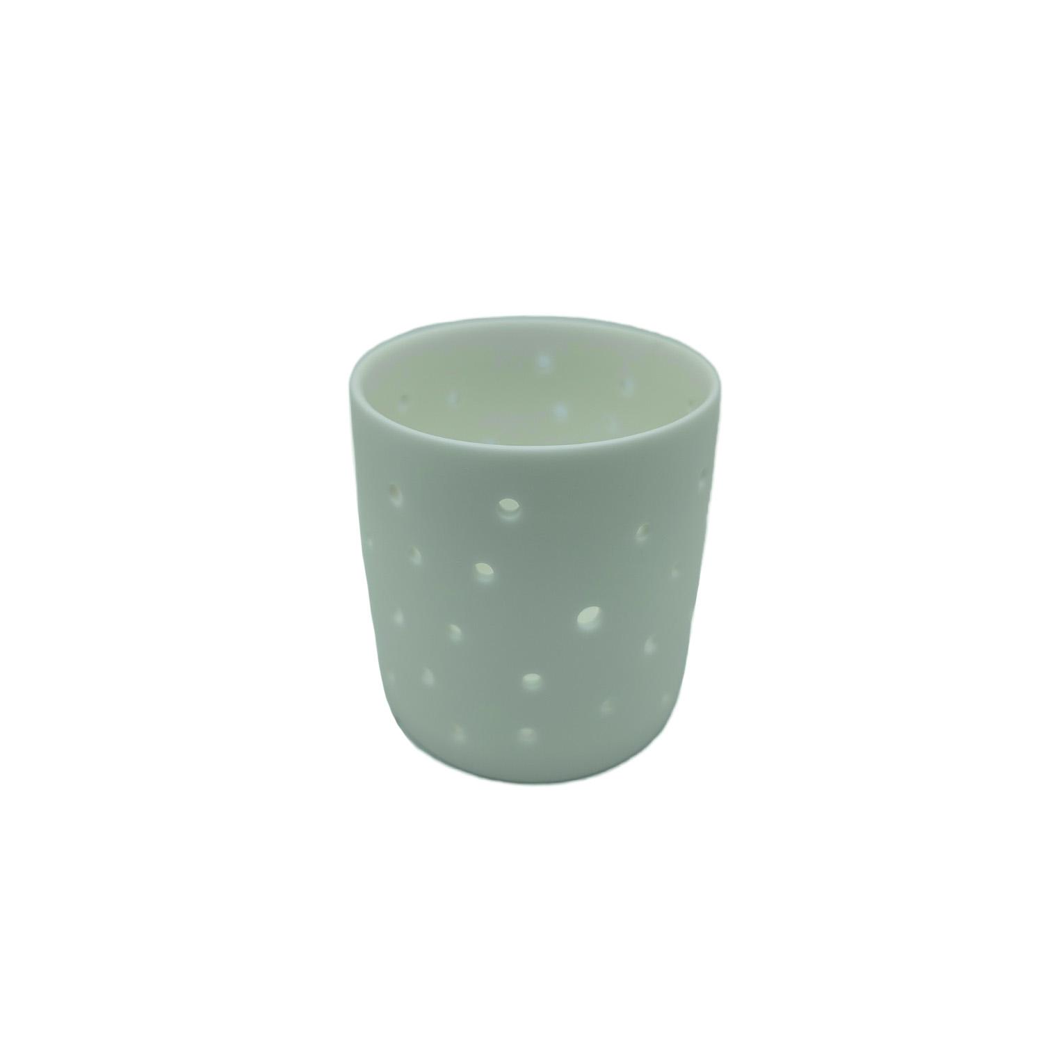 Portavela White Puntos-2