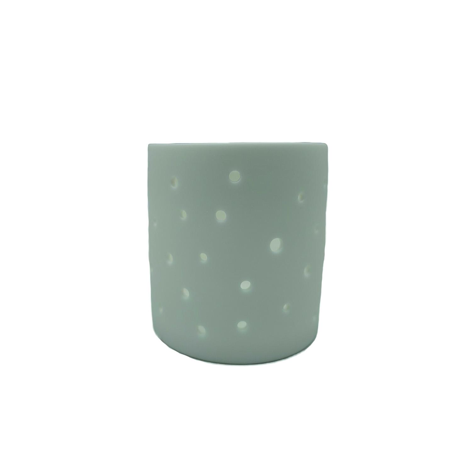 Portavela White Puntos-4