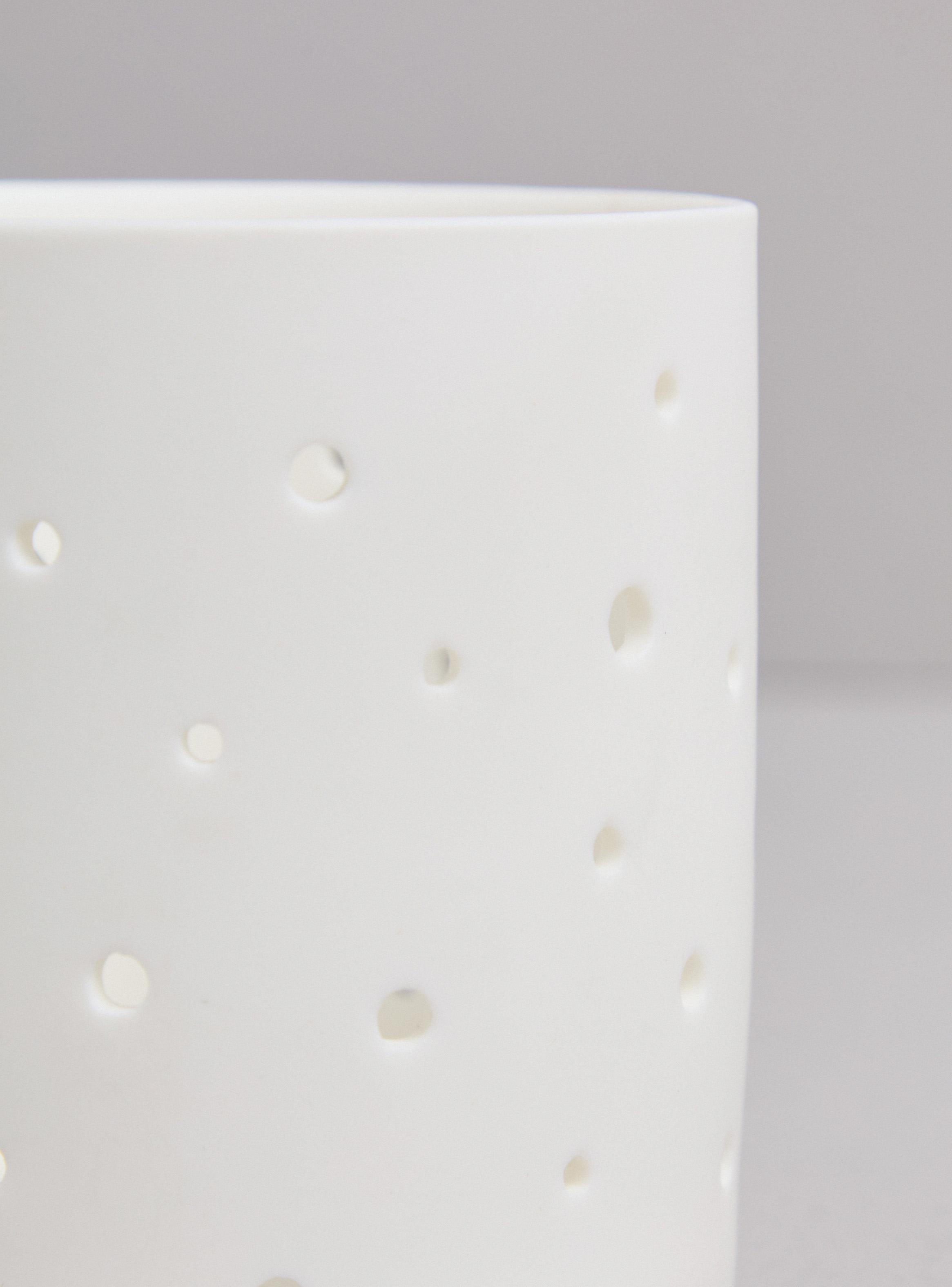 Portavela White Puntos-2