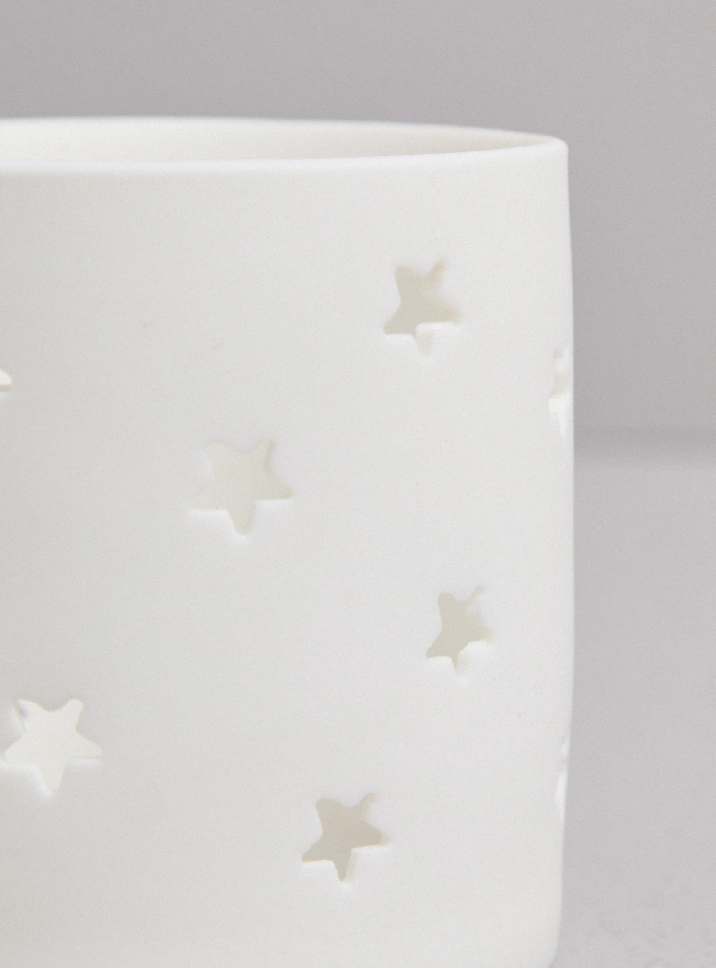 Porta Vela White Estrellas 2-2