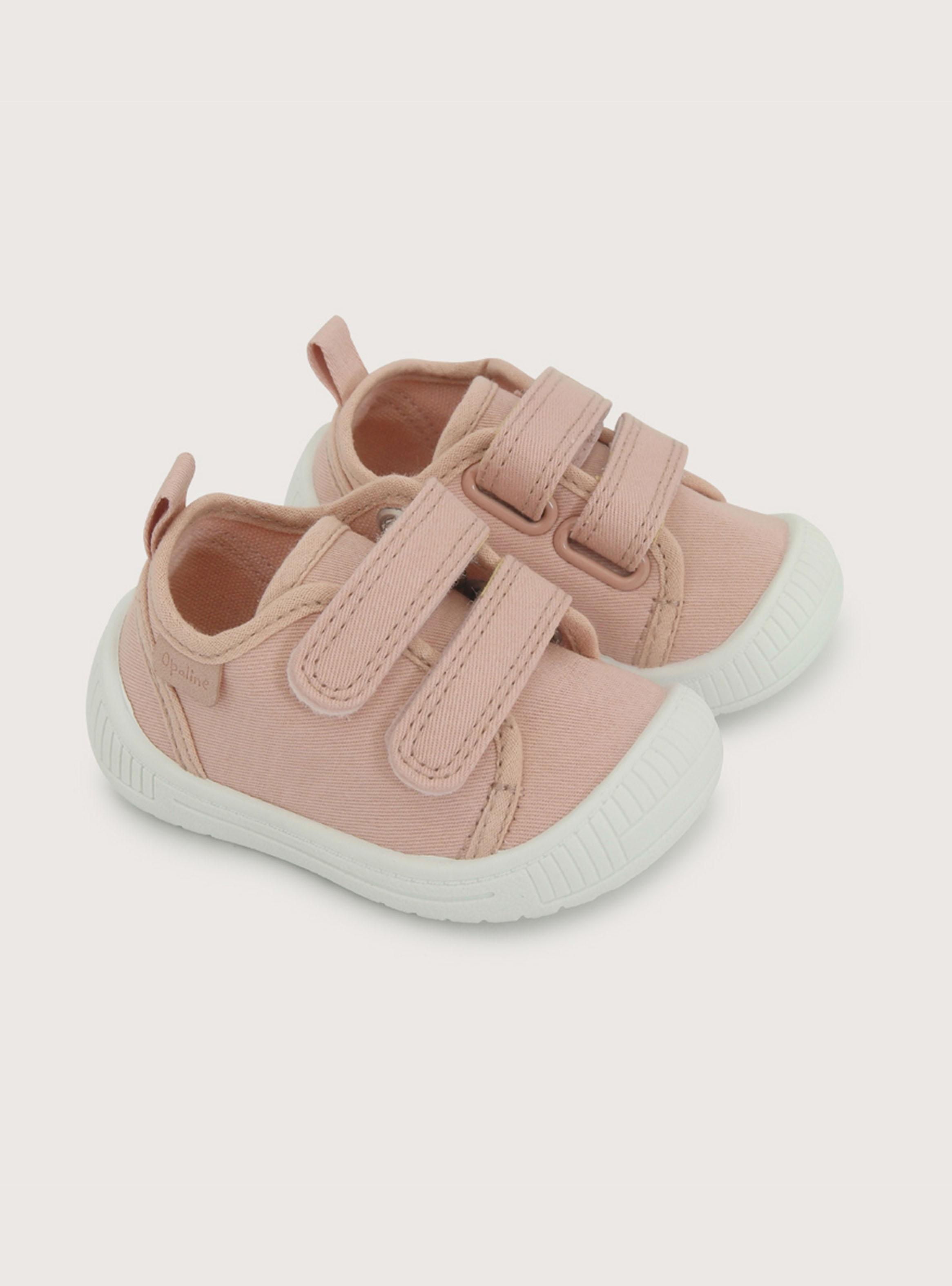 Zapatilla Urbana Lisa Color Dos Velcro Niña-1