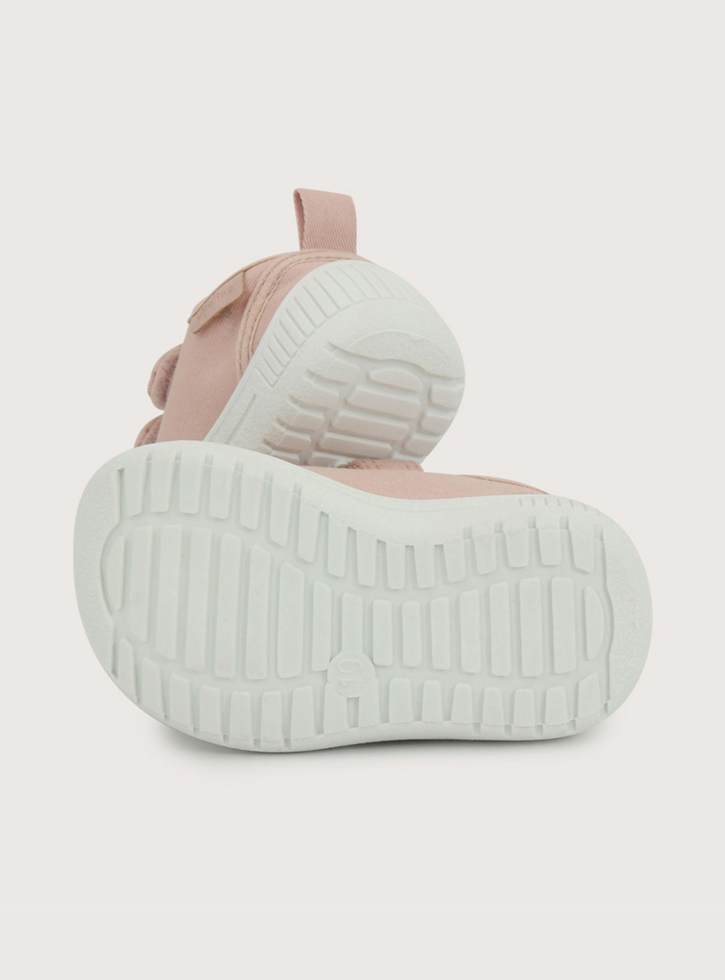 Zapatilla Urbana Lisa Color Dos Velcro Niña-2