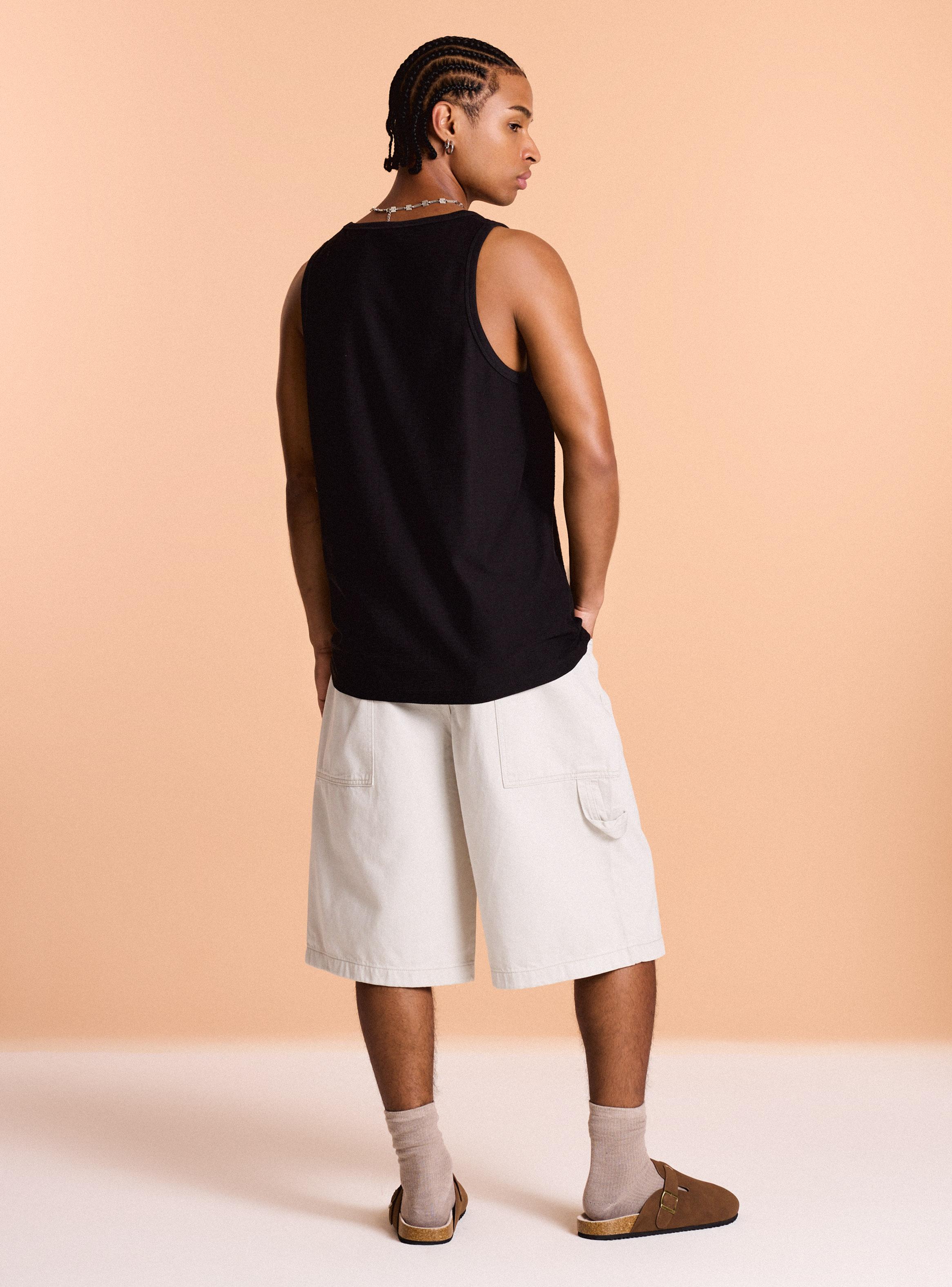 Polera Rib Elasticada Slim Fit-5