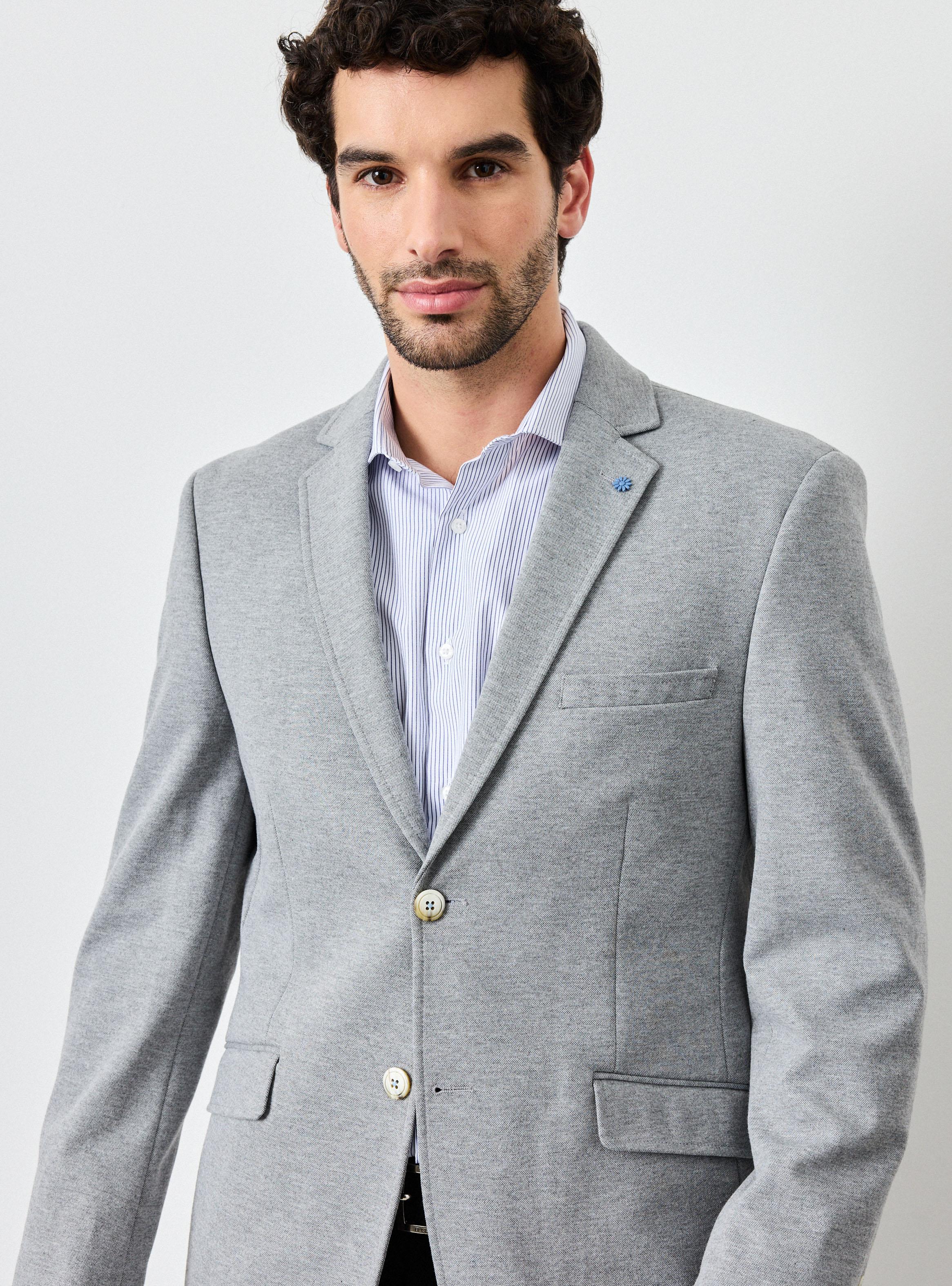 Vestón Recto Knit Slim Fit-2