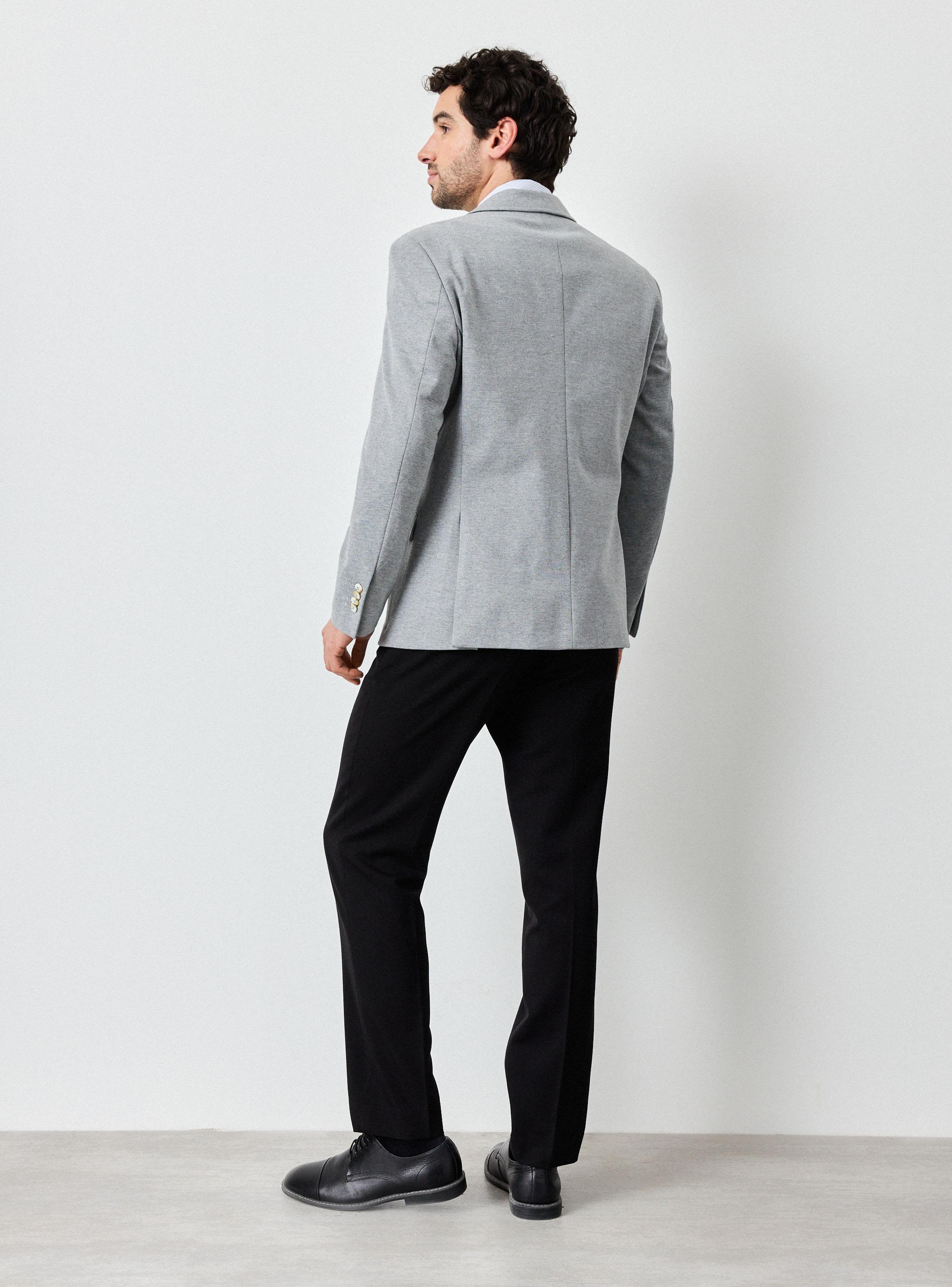 Vestón Recto Knit Slim Fit-5