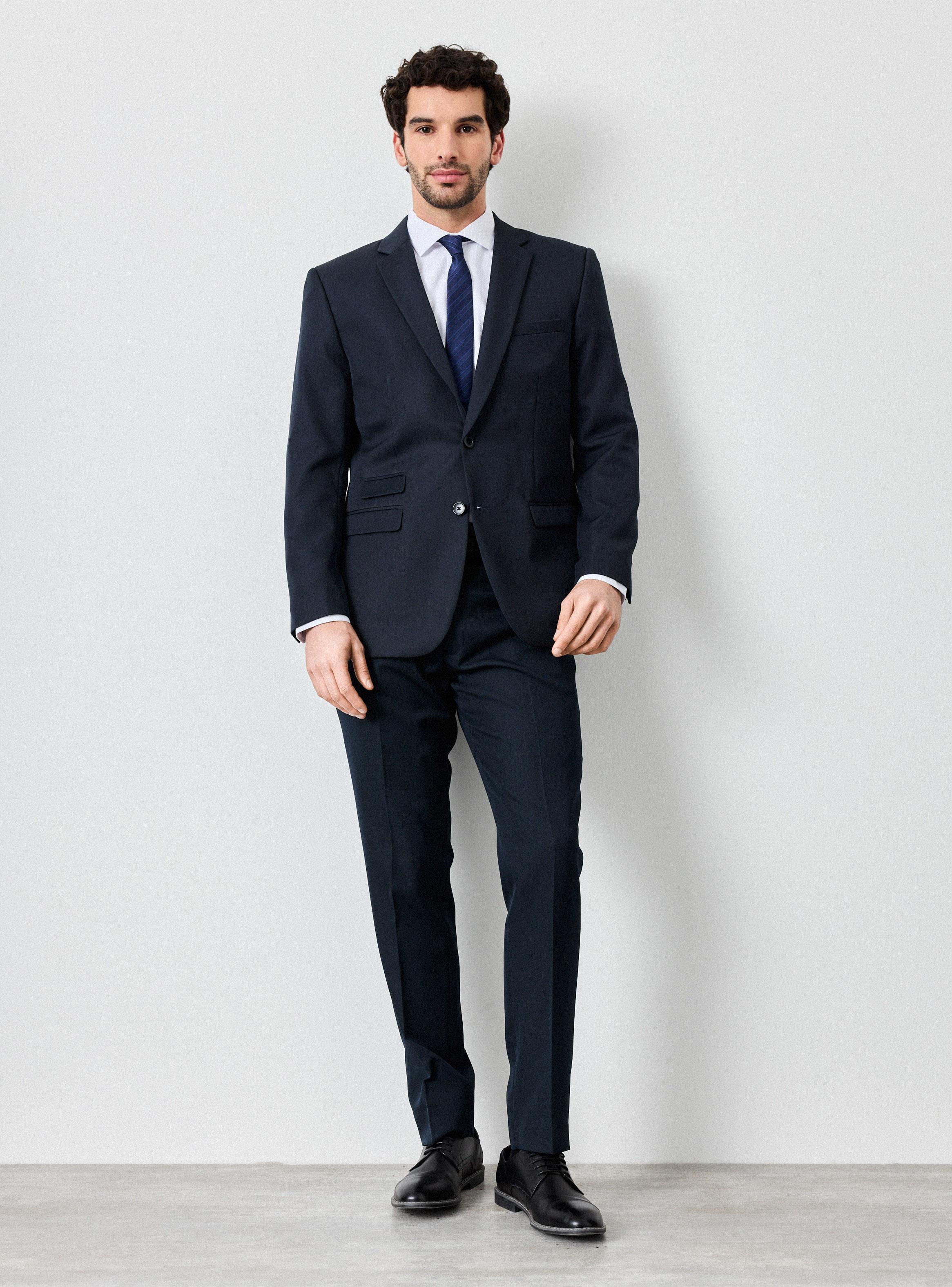 Traje Recto Liso Slim Fit-4