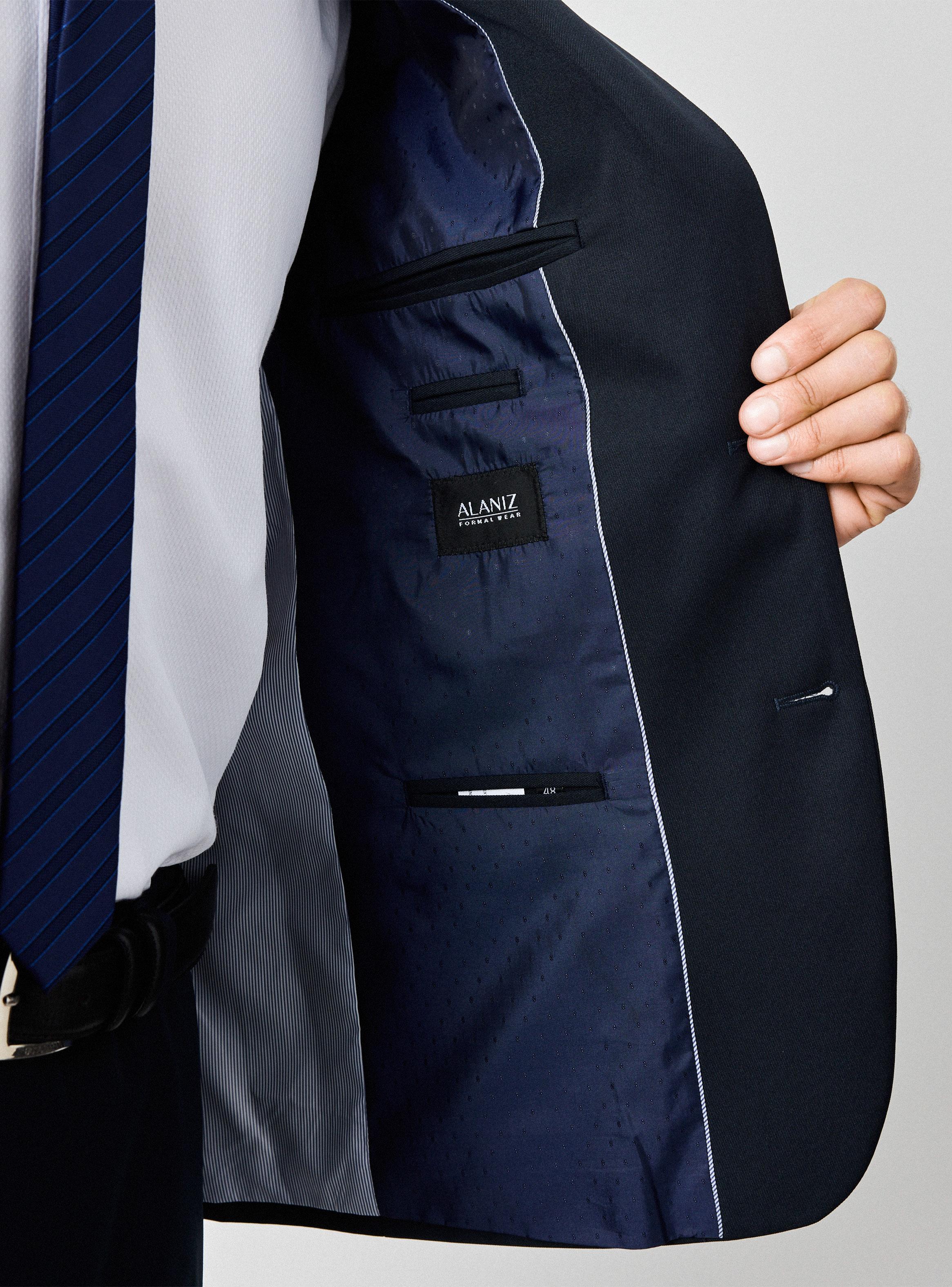 Traje Recto Liso Slim Fit-3
