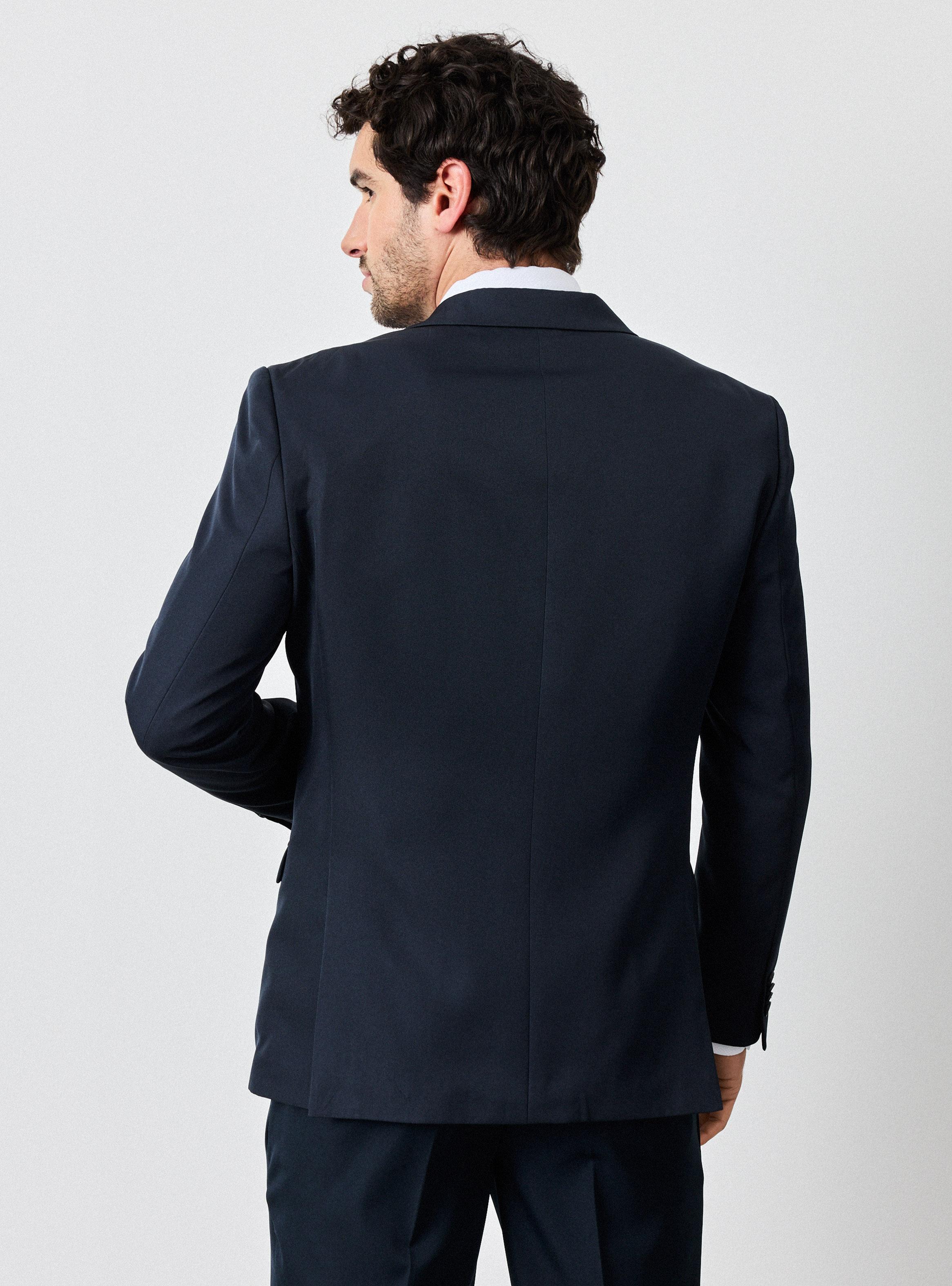 Traje Recto Liso Slim Fit-1