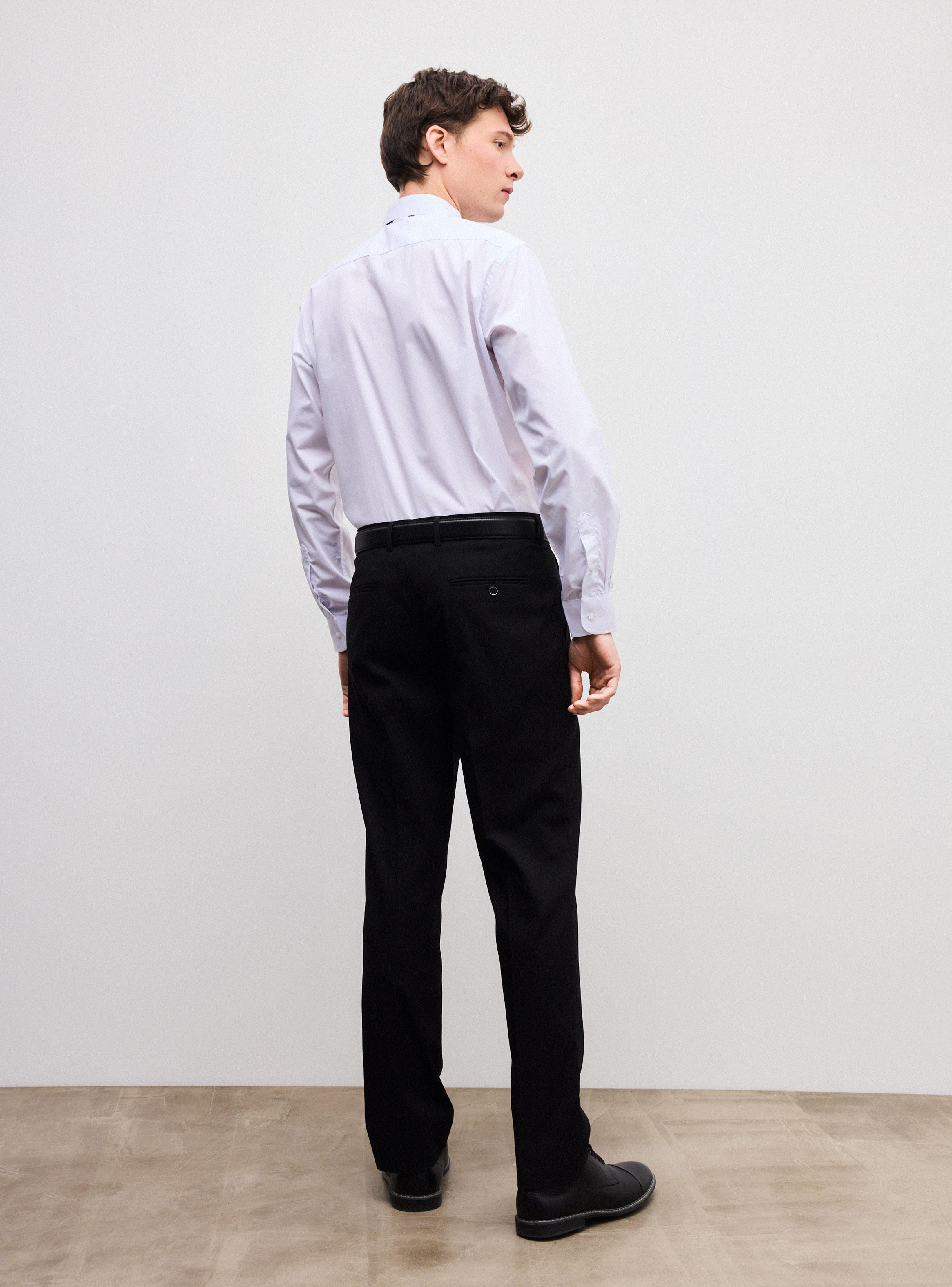 Camisa de Vestir Slim Fit Blanca-5