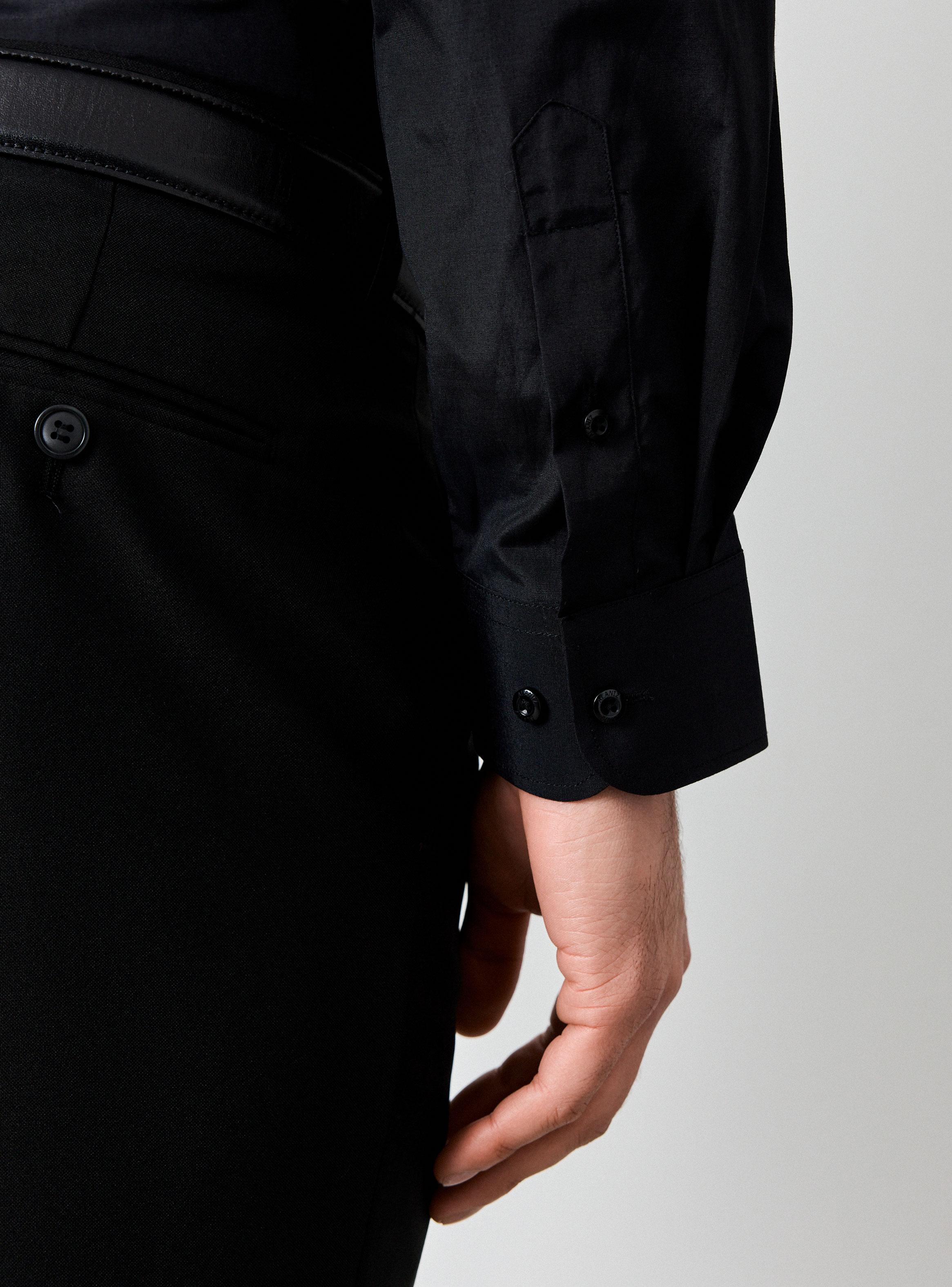 Camisa de Vestir Slim Fit Texturas y Lisas-3