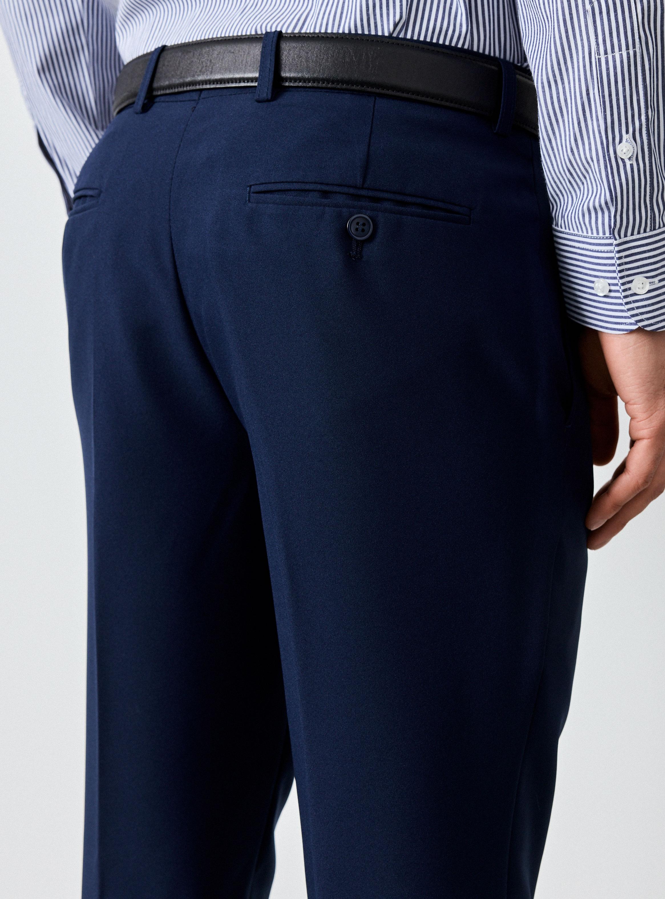 Pantalón Vestir Slim Fit Oxford-3