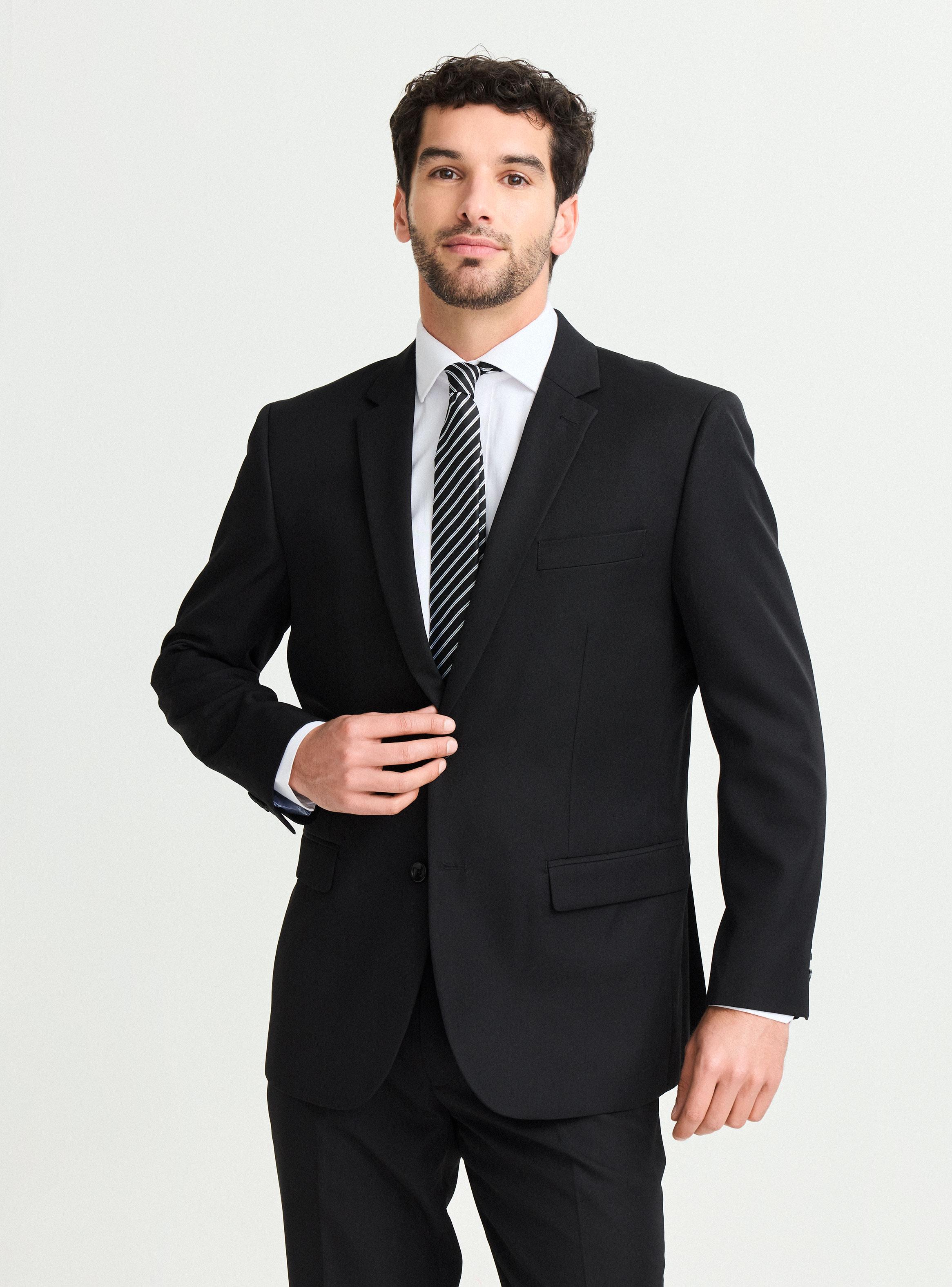Traje Recto Regular Fit Liso-0