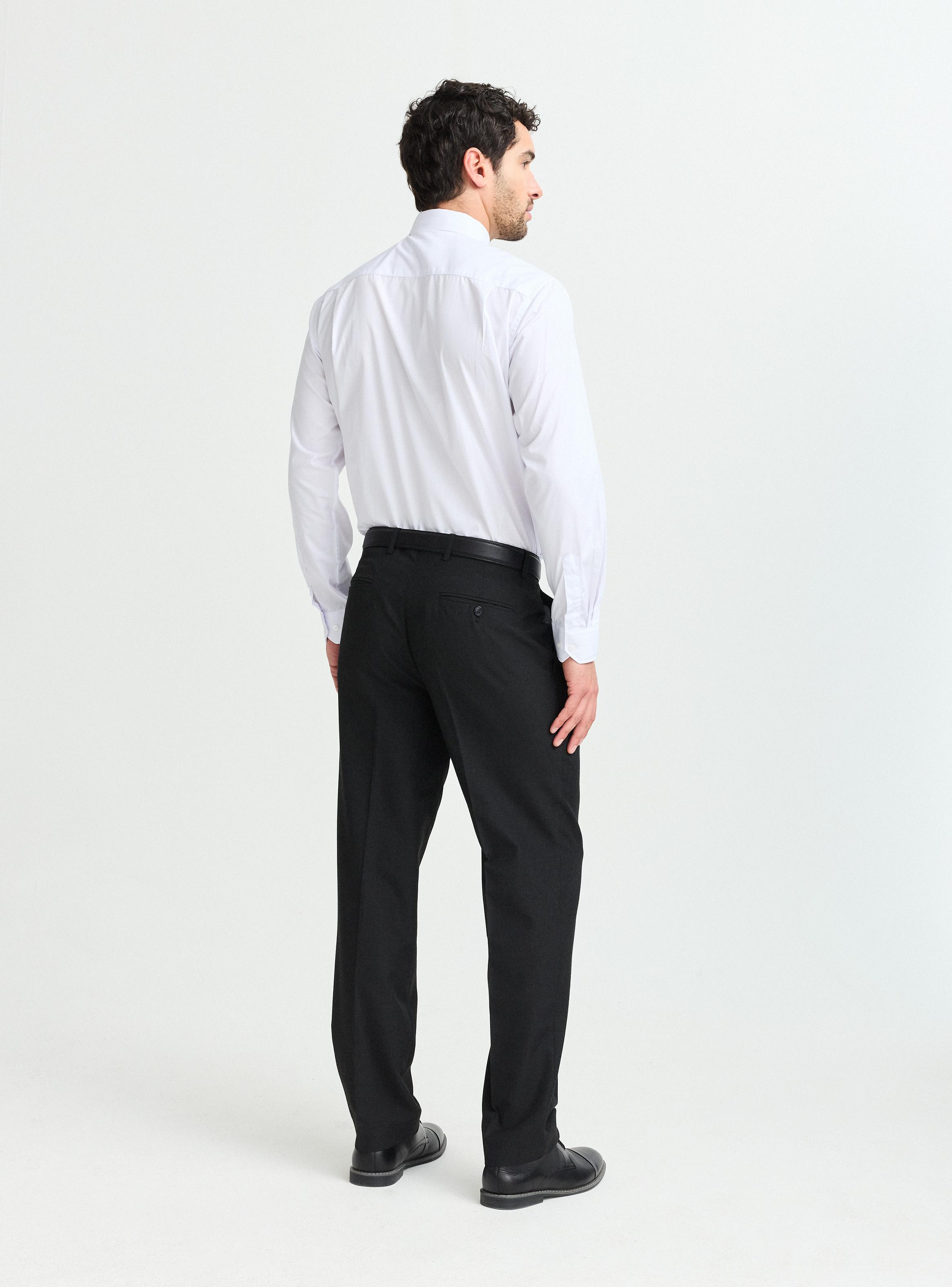 Camisa de Vestir Blanca Semi Slim-5
