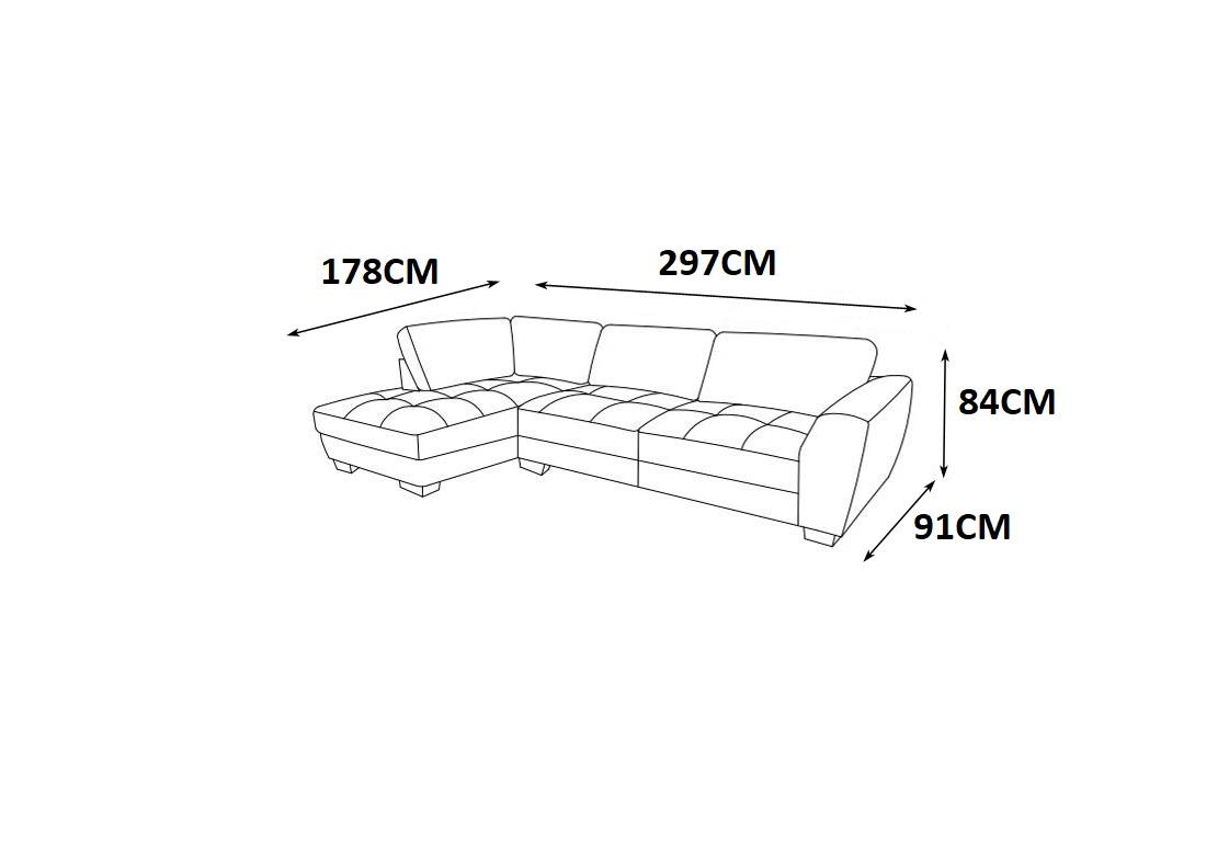 Sofá Seccional Samantha Izquierdo Tapiz-1