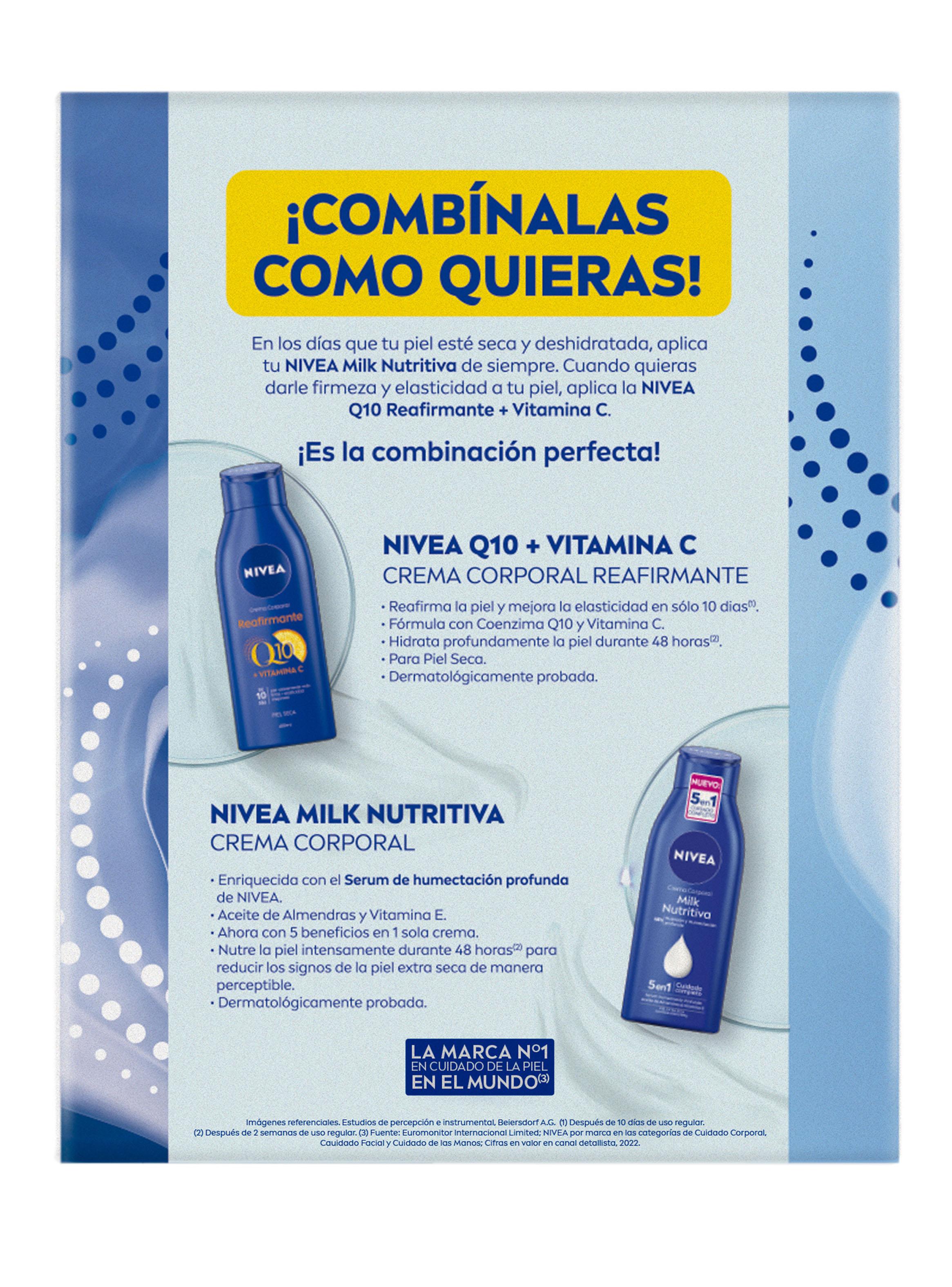 Pack Nivea Milk Nutritiva+Milk Q10-3