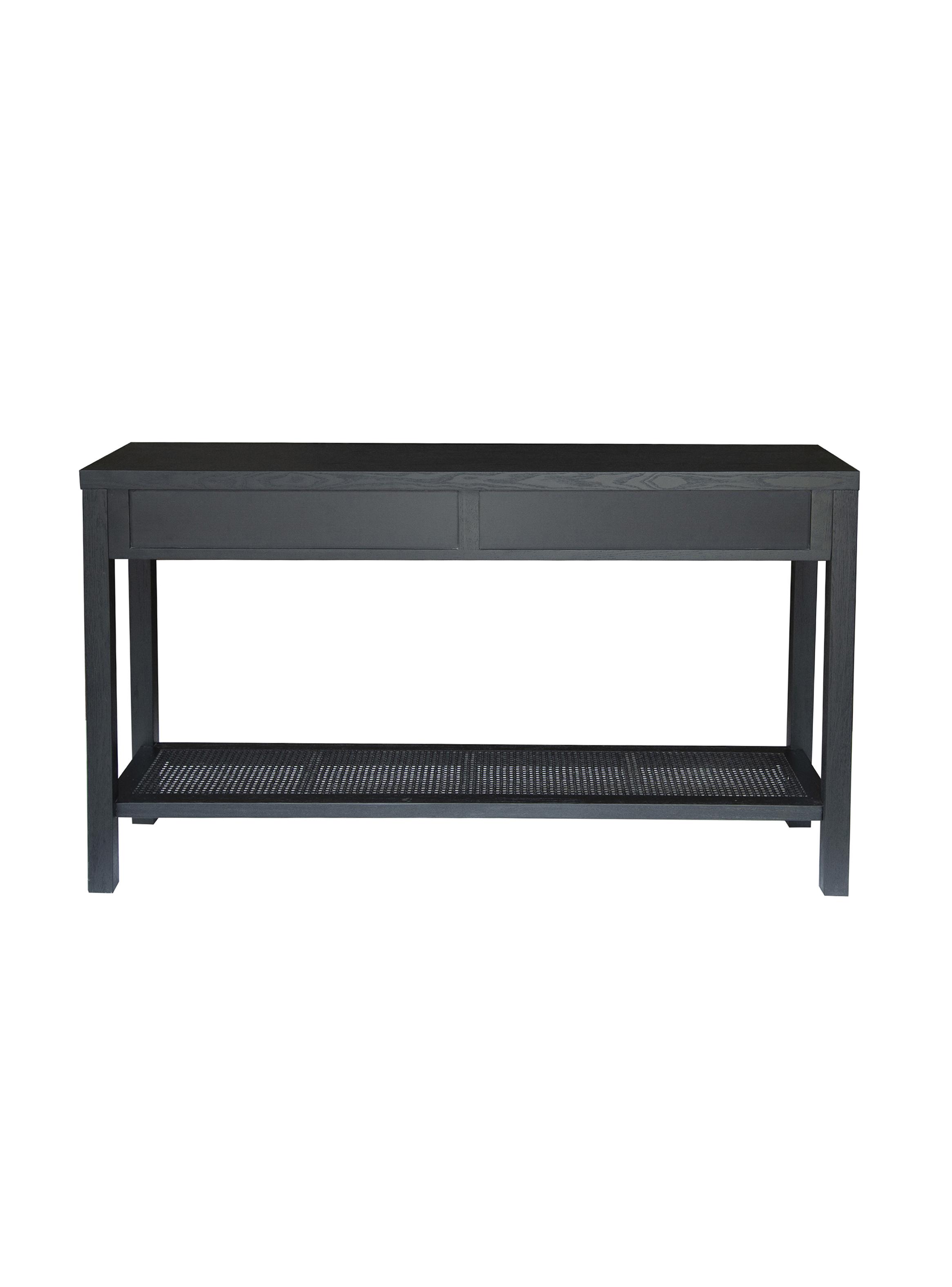 Arrimo Negro Junco 152x40x81 cm-4