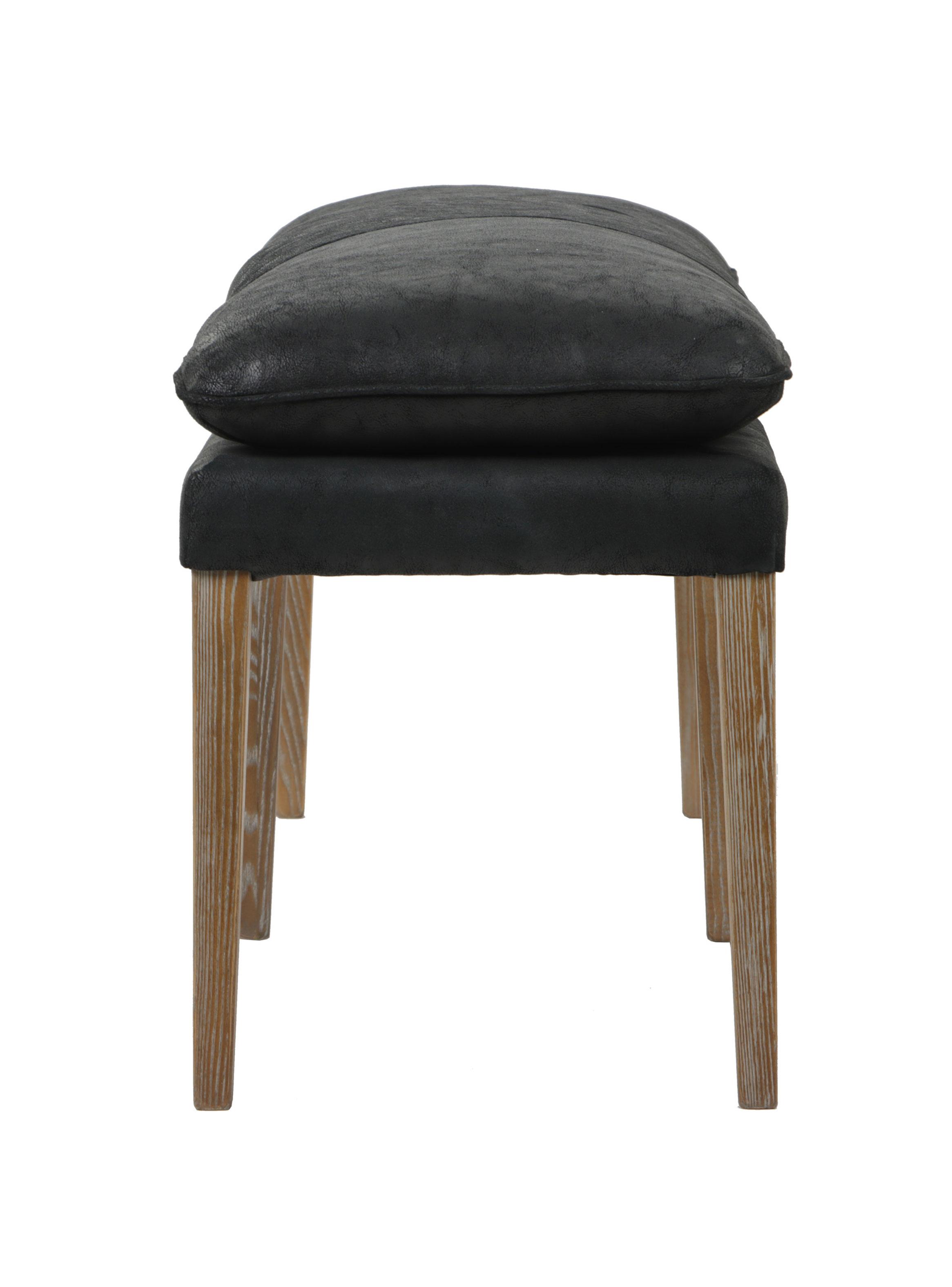 Banqueta Escandiva 164x45x57 cm Negra-3