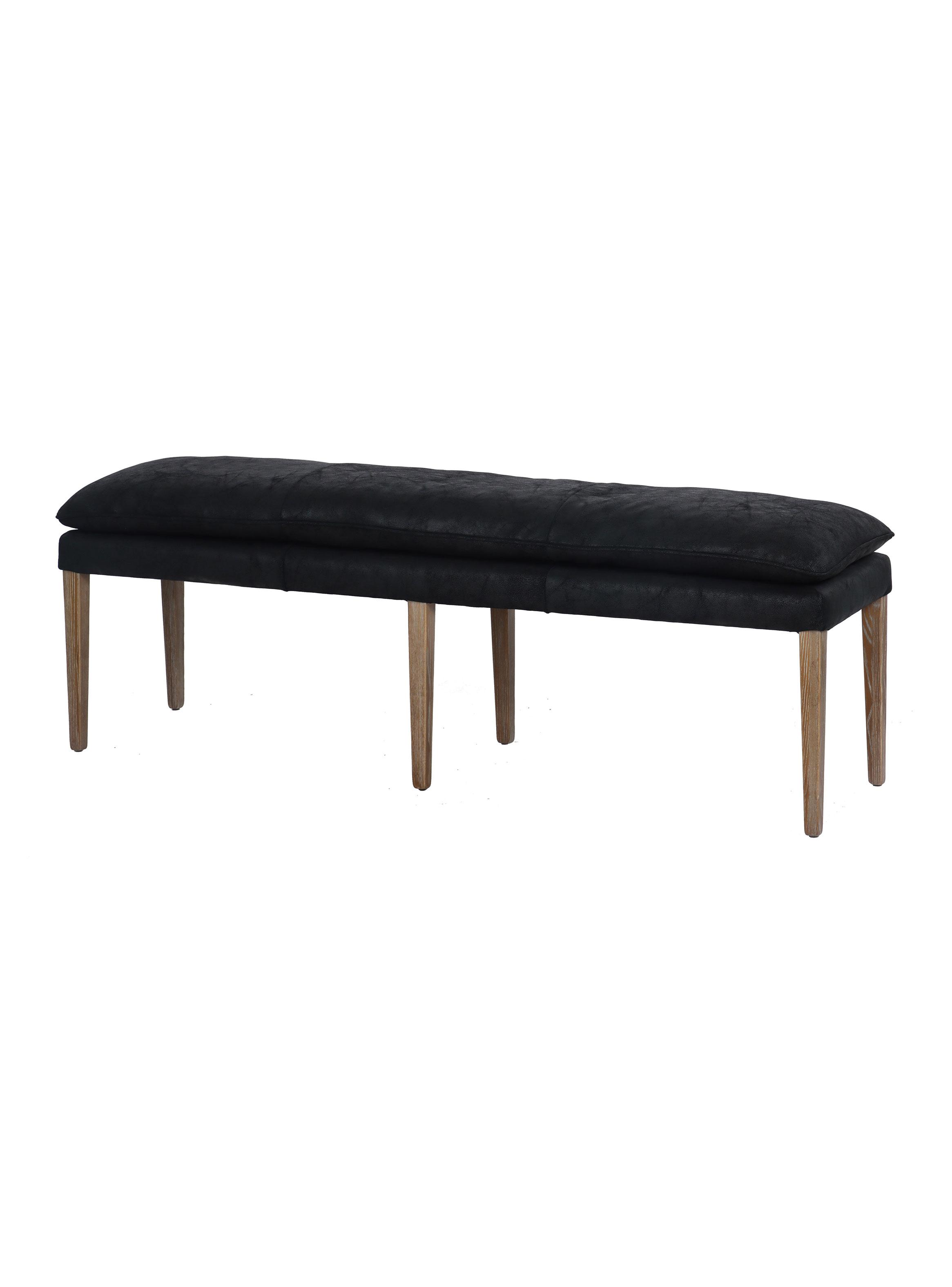 Banqueta Escandiva 164x45x57 cm Negra-2