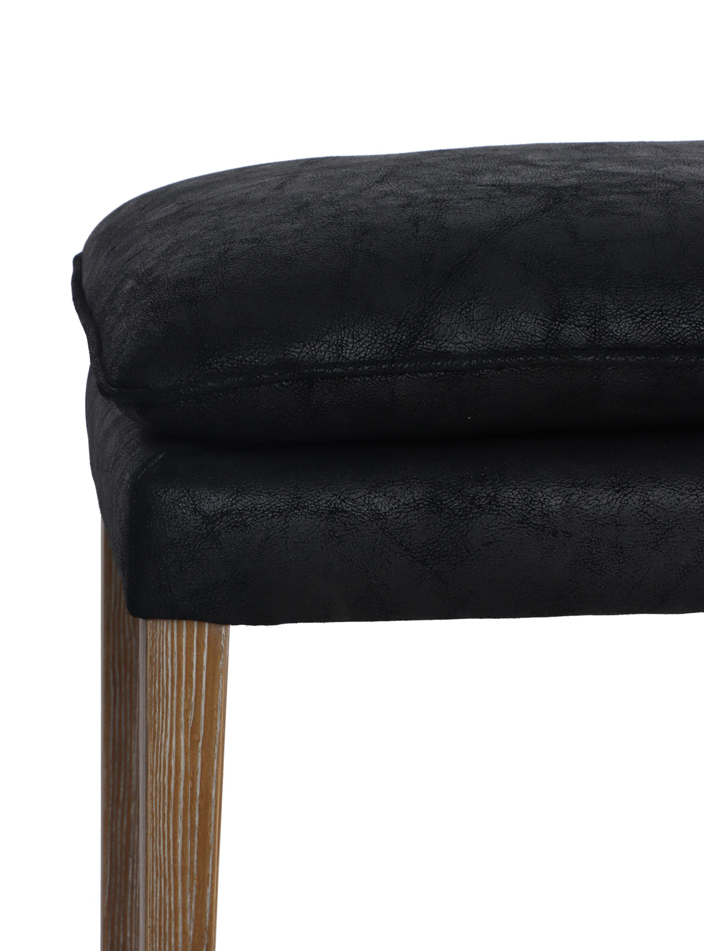 Banqueta Escandiva 164x45x57 cm Negra-5