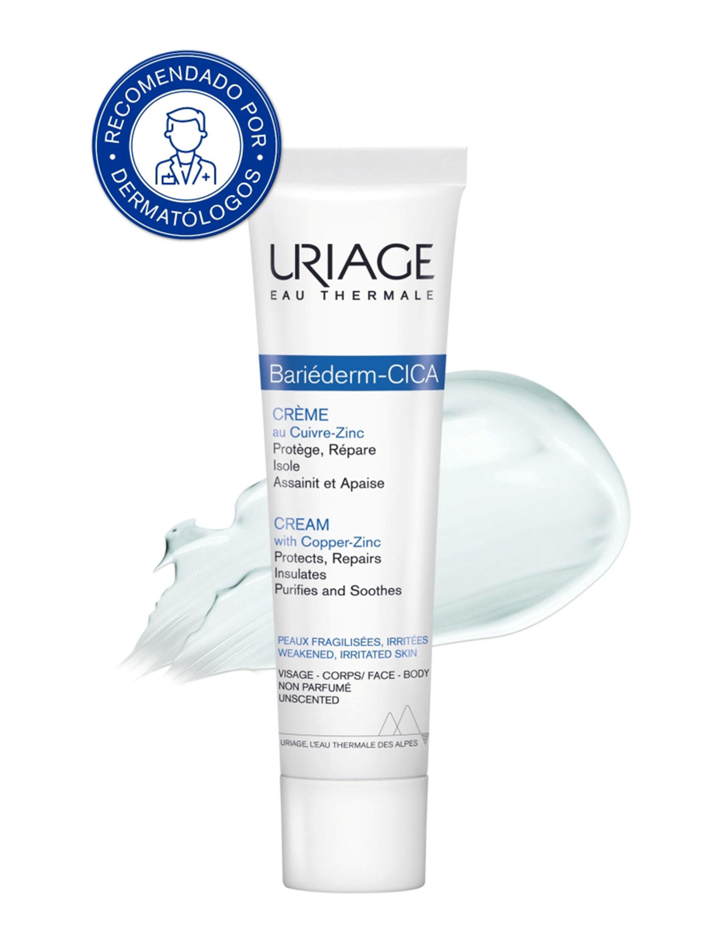 Crema Reparadora con Cobre y Zinc Eau Thermale Uriage Bariéderm-CICA 40 ml-0
