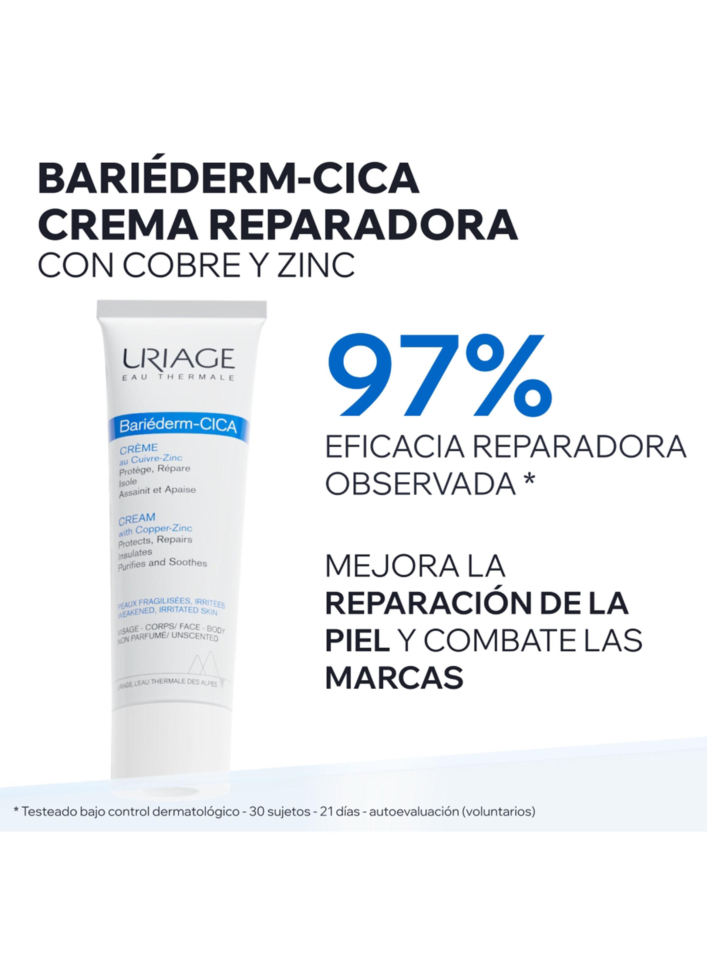 Crema Reparadora con Cobre y Zinc Eau Thermale Uriage Bariéderm-CICA 40 ml-1