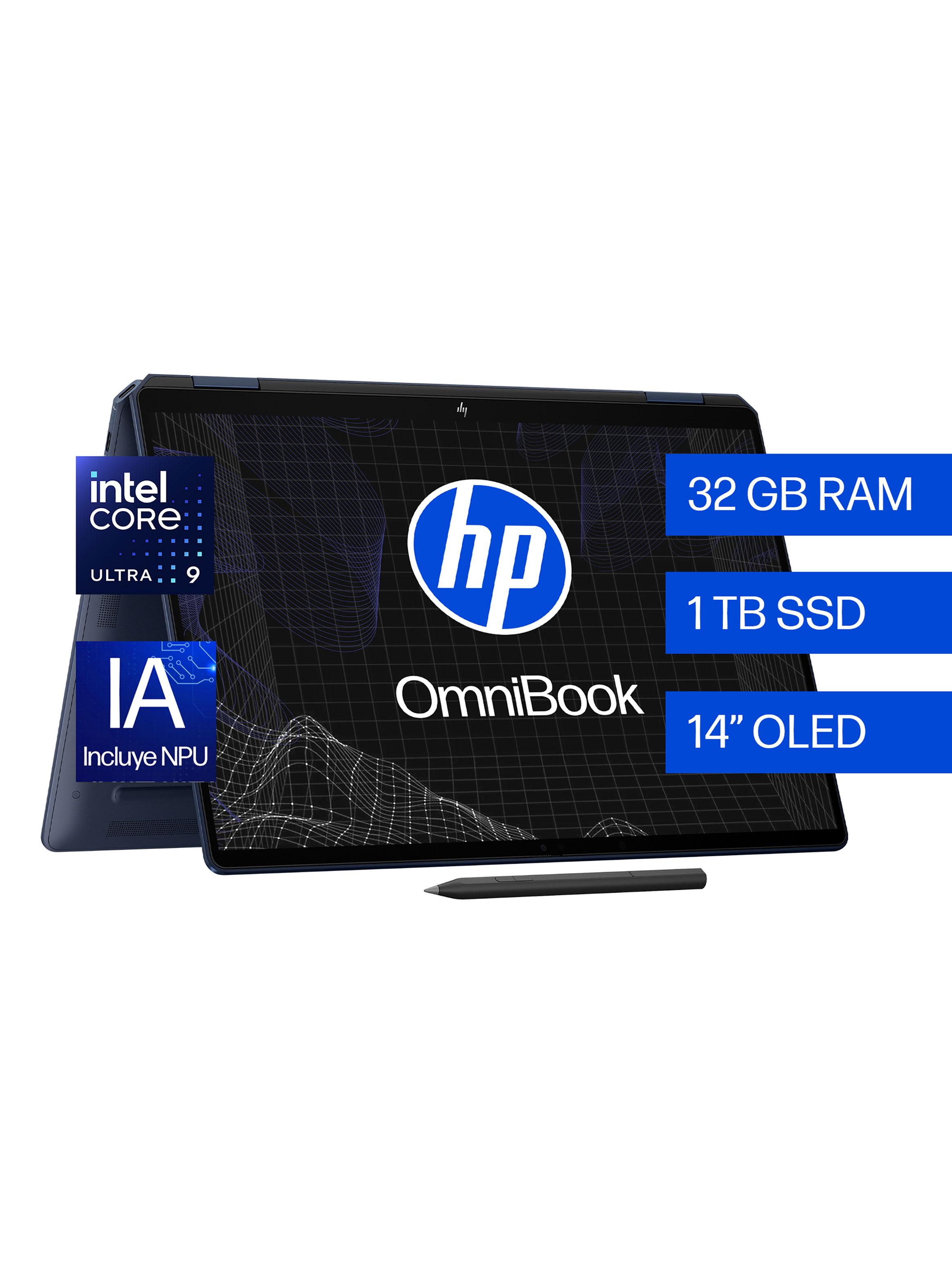 Notebook OmniBook Ultra Flip 14-FH0001LA Intel Core Ultra 9 32GB 14' 2.8K OLED Táctil + Lápiz HP-1