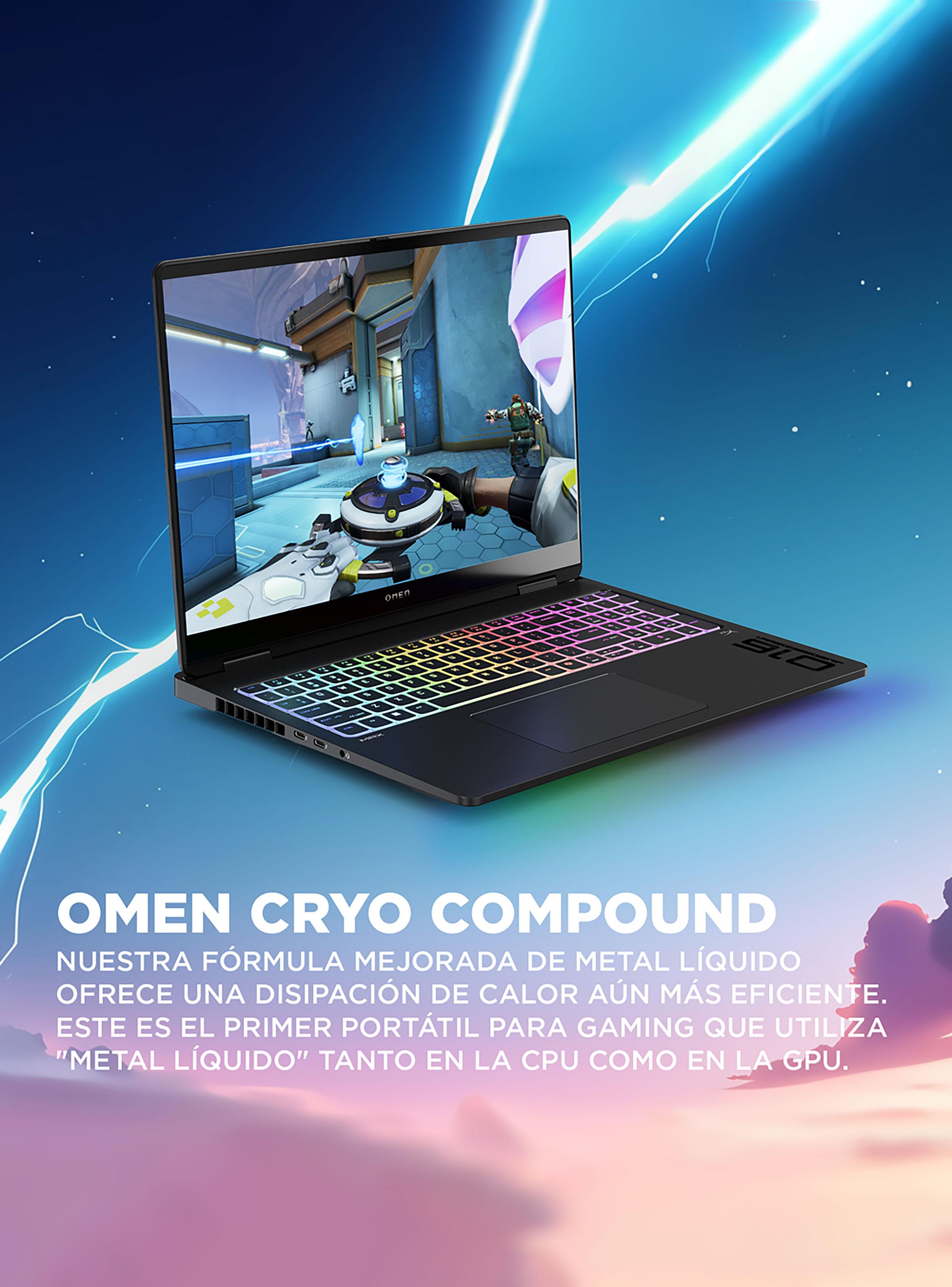 Notebook Gamer OMEN Max 16-AH0005LA Intel Core Ultra 9 RTX 5090 64GB RAM 2TB SSD 16' 240Hz-6