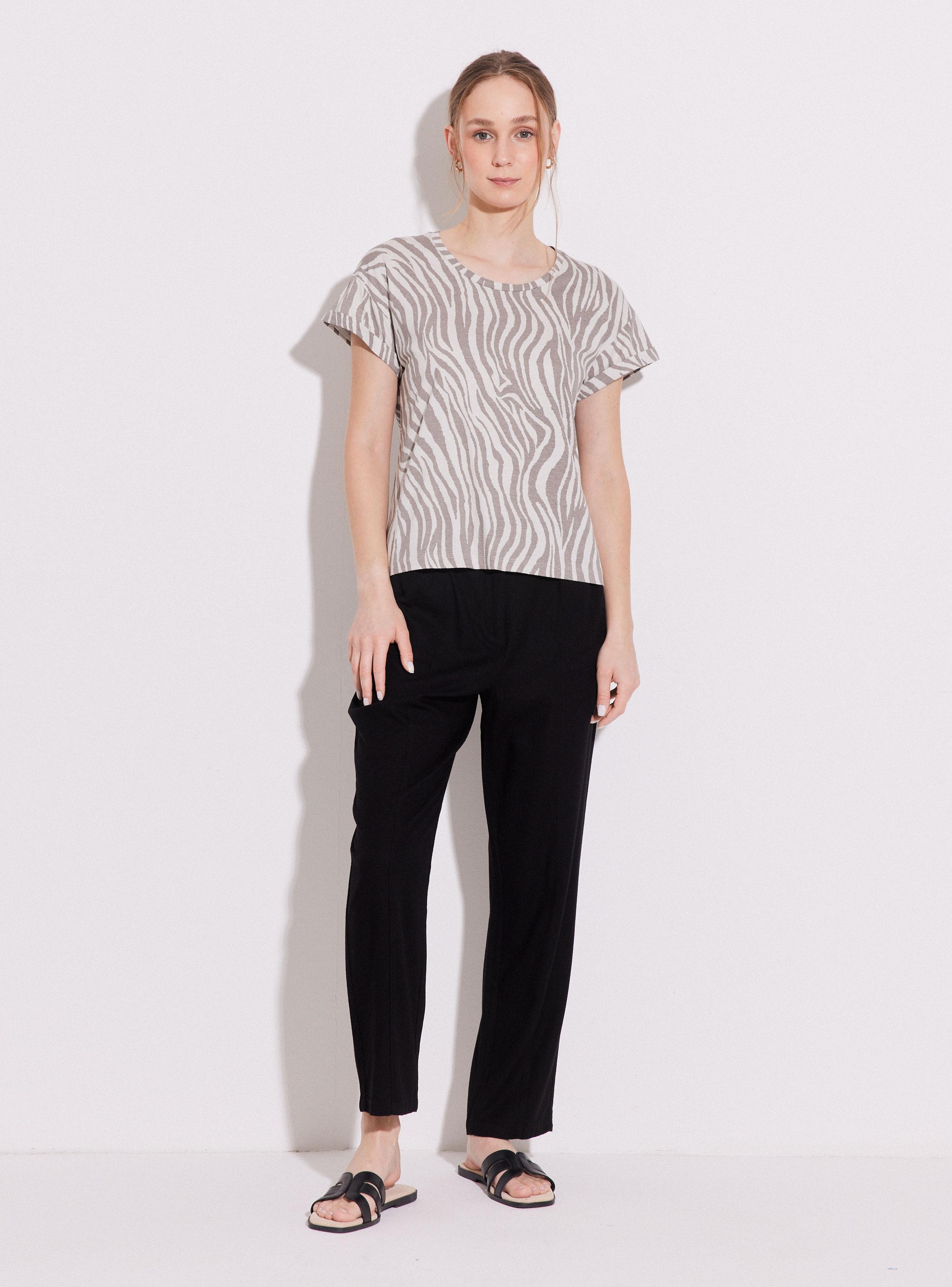 Polera Estampado Cebra-4