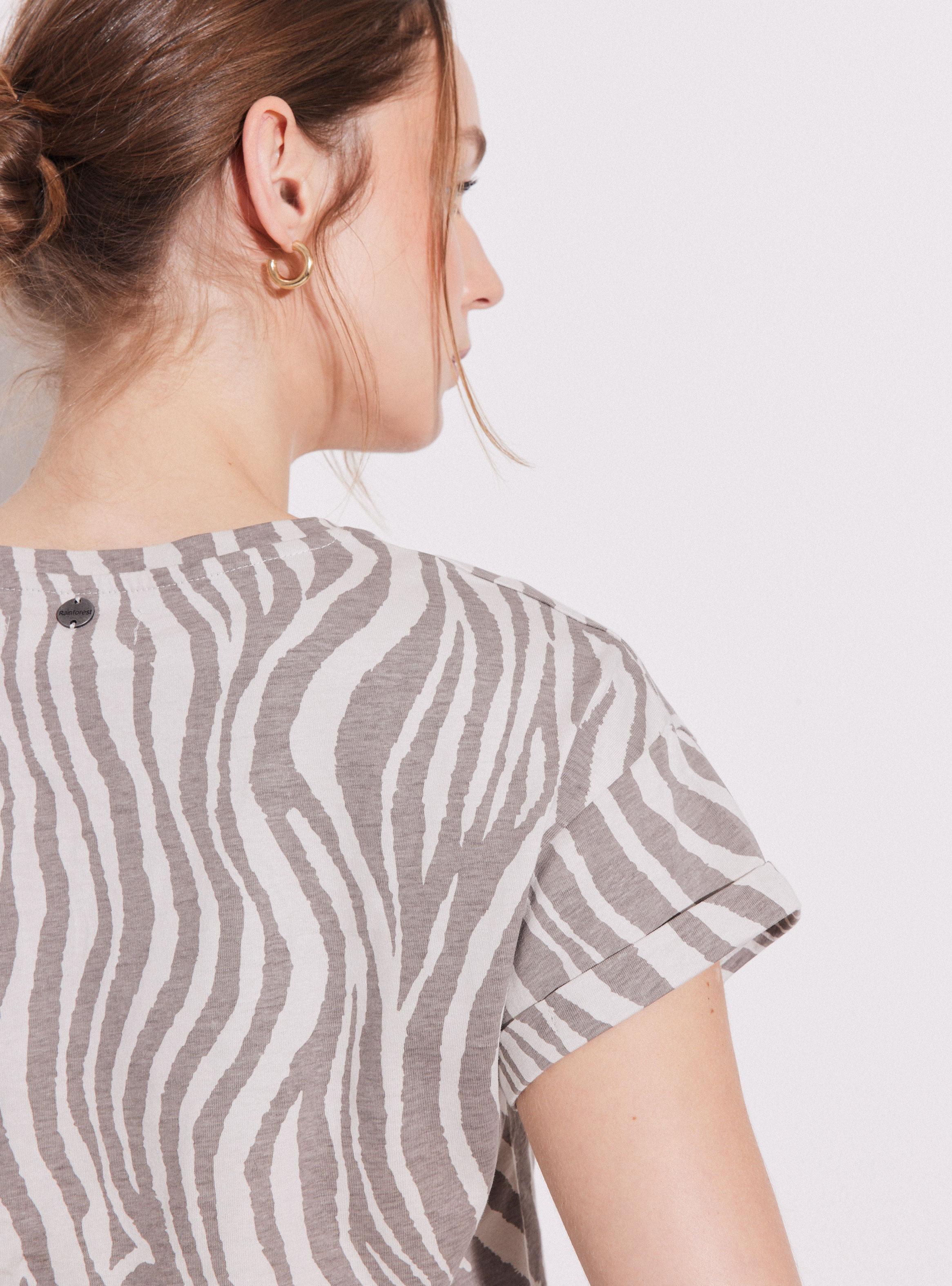 Polera Estampado Cebra-3