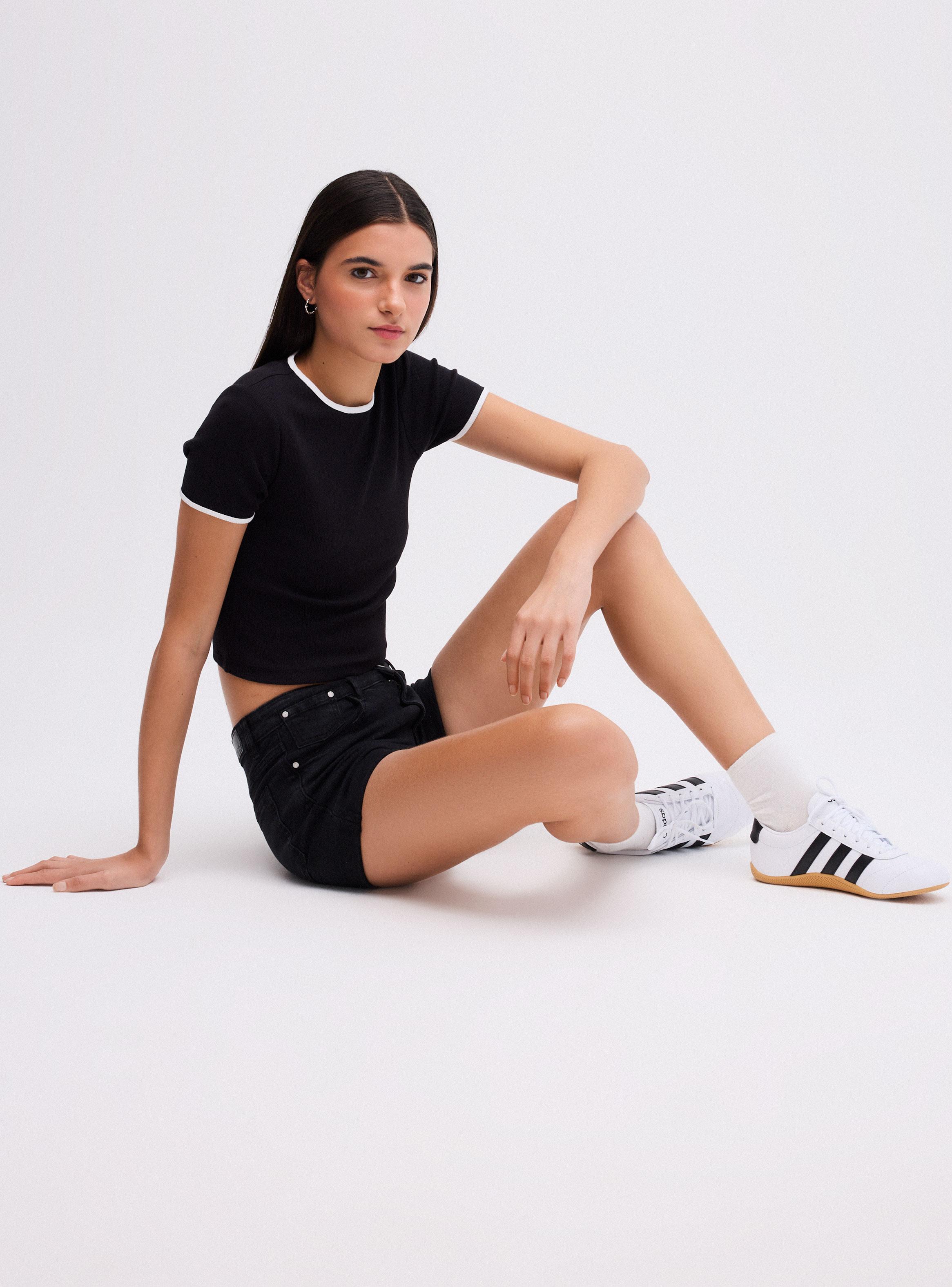 Polera con Piping a Contratono-4