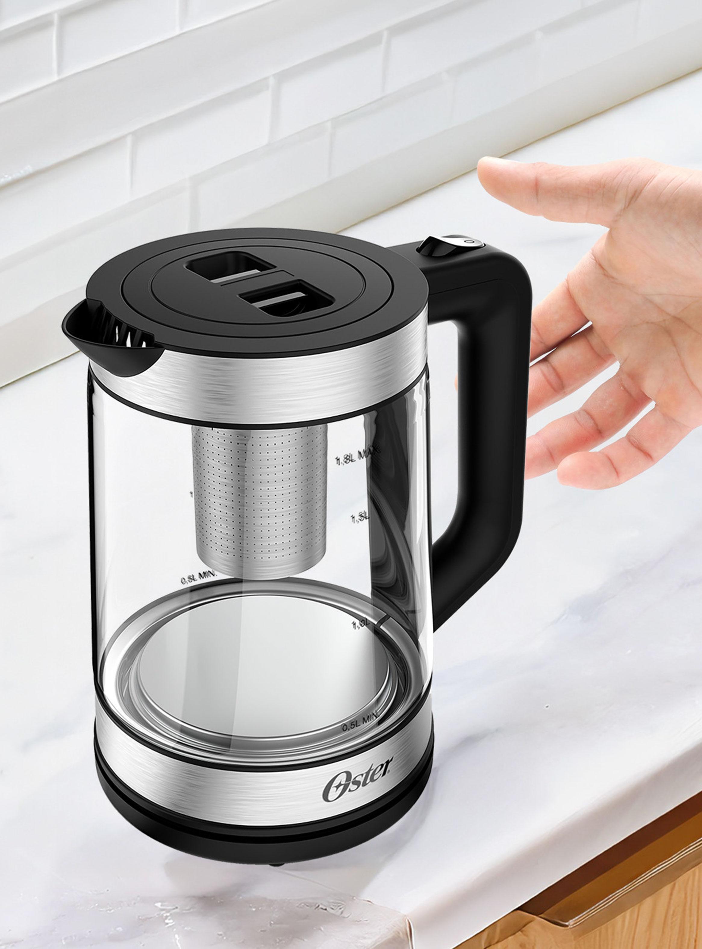 Hervidor Eléctrico 1.8 Litros 2 en 1 con Infusor de Té BVSTKT5803B052-2