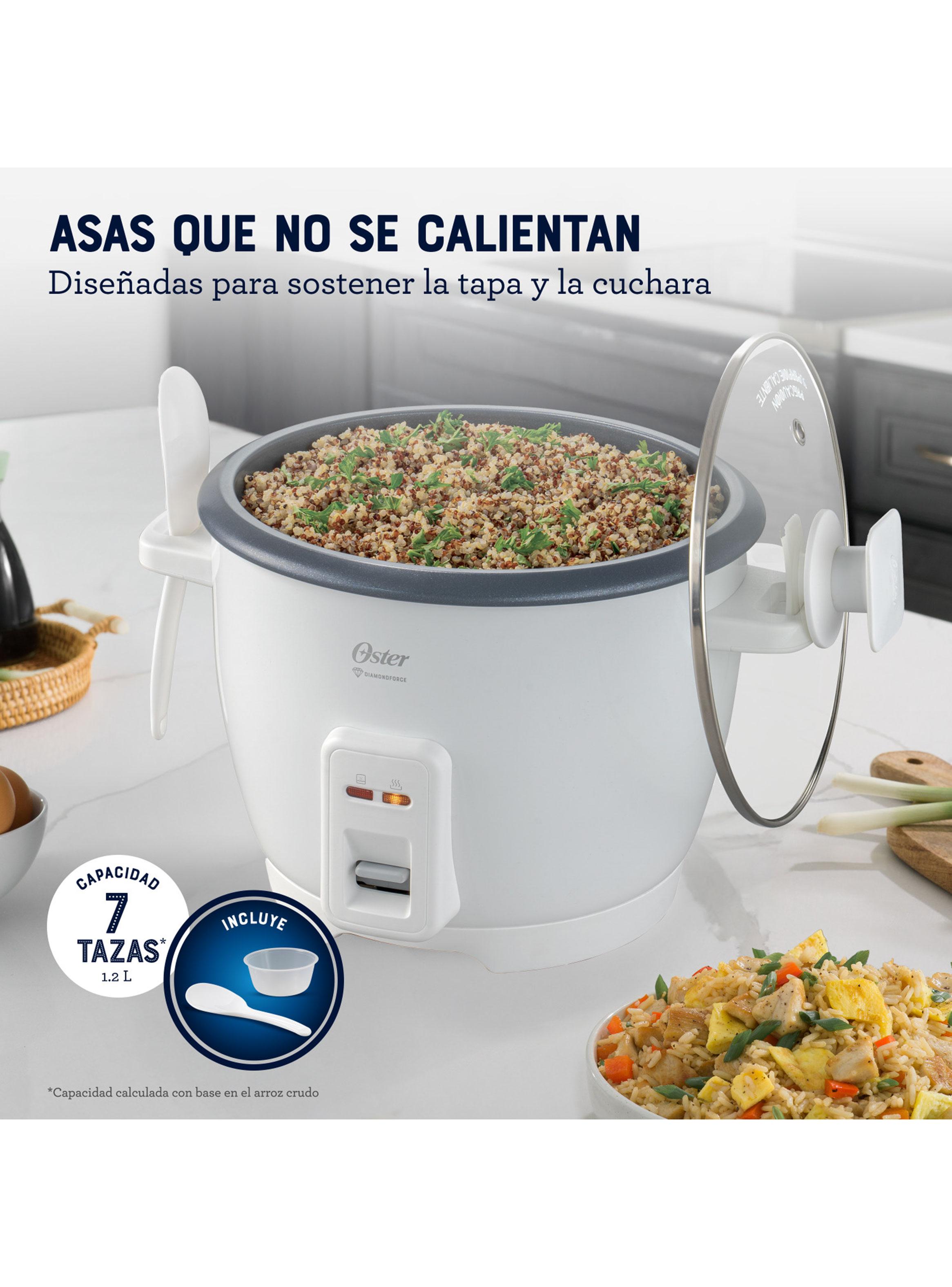 Arrocera de 7 Tazas con DiamondForce CKSTRCB7DFWHT-2