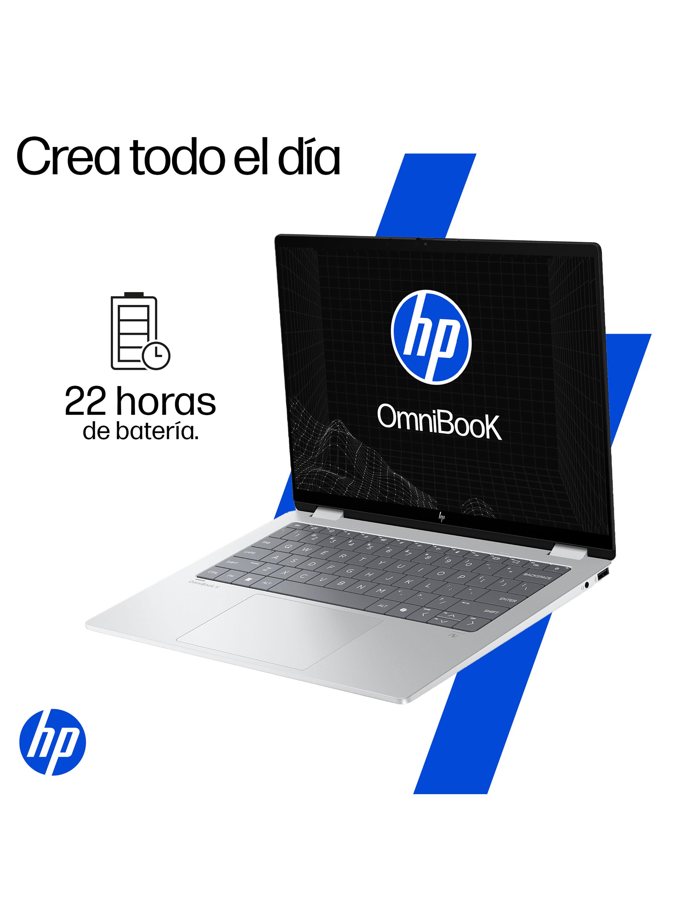Notebook OmniBook X Flip 14-FM0051LA Intel Core Ultra 5 16GB 14' OLED + Lápiz HP-8