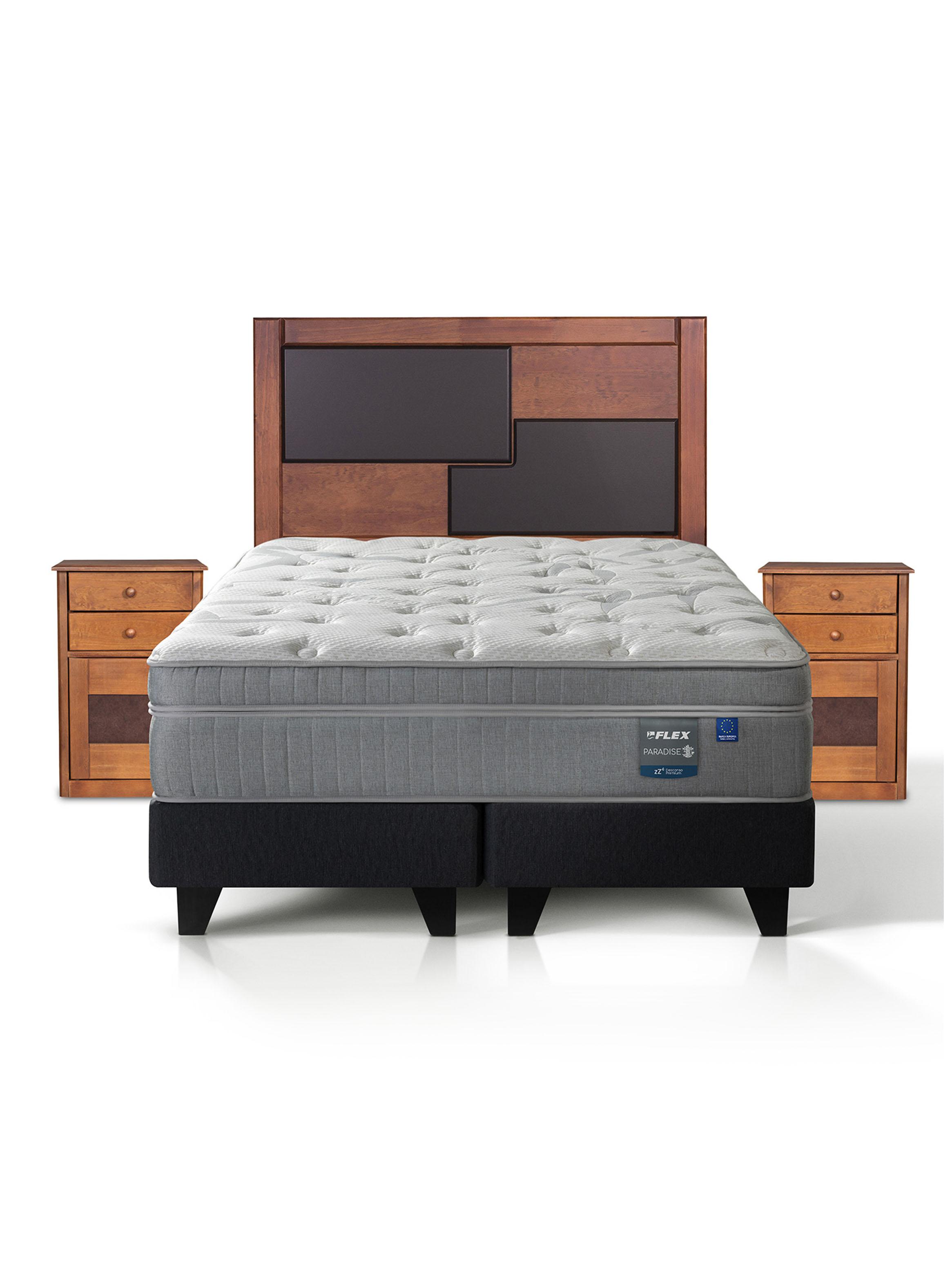 Cama Europea Paradise King + Set Colonia-2