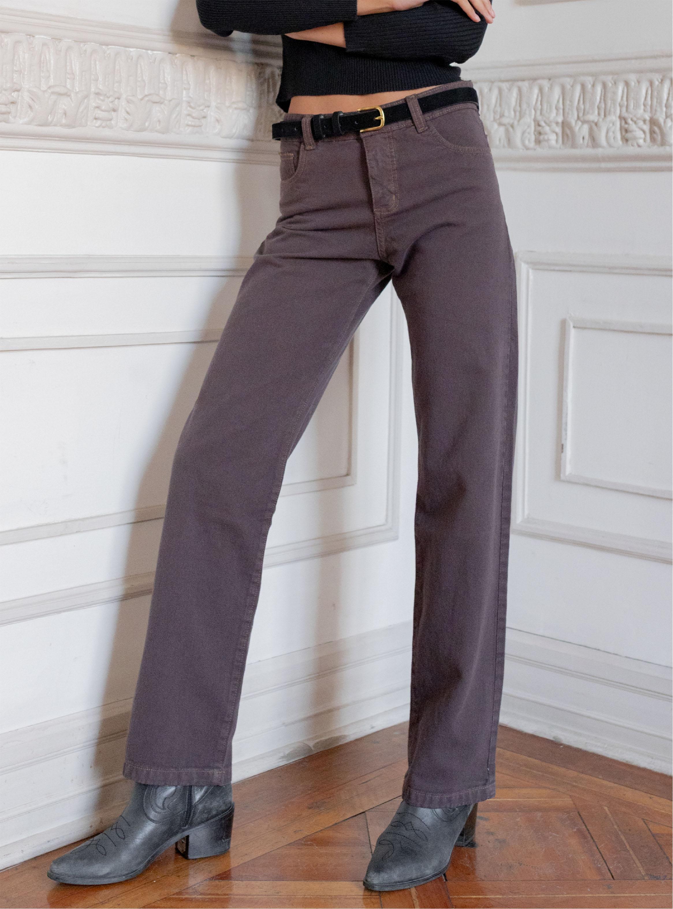 Pantalón Moca de Algodón-0