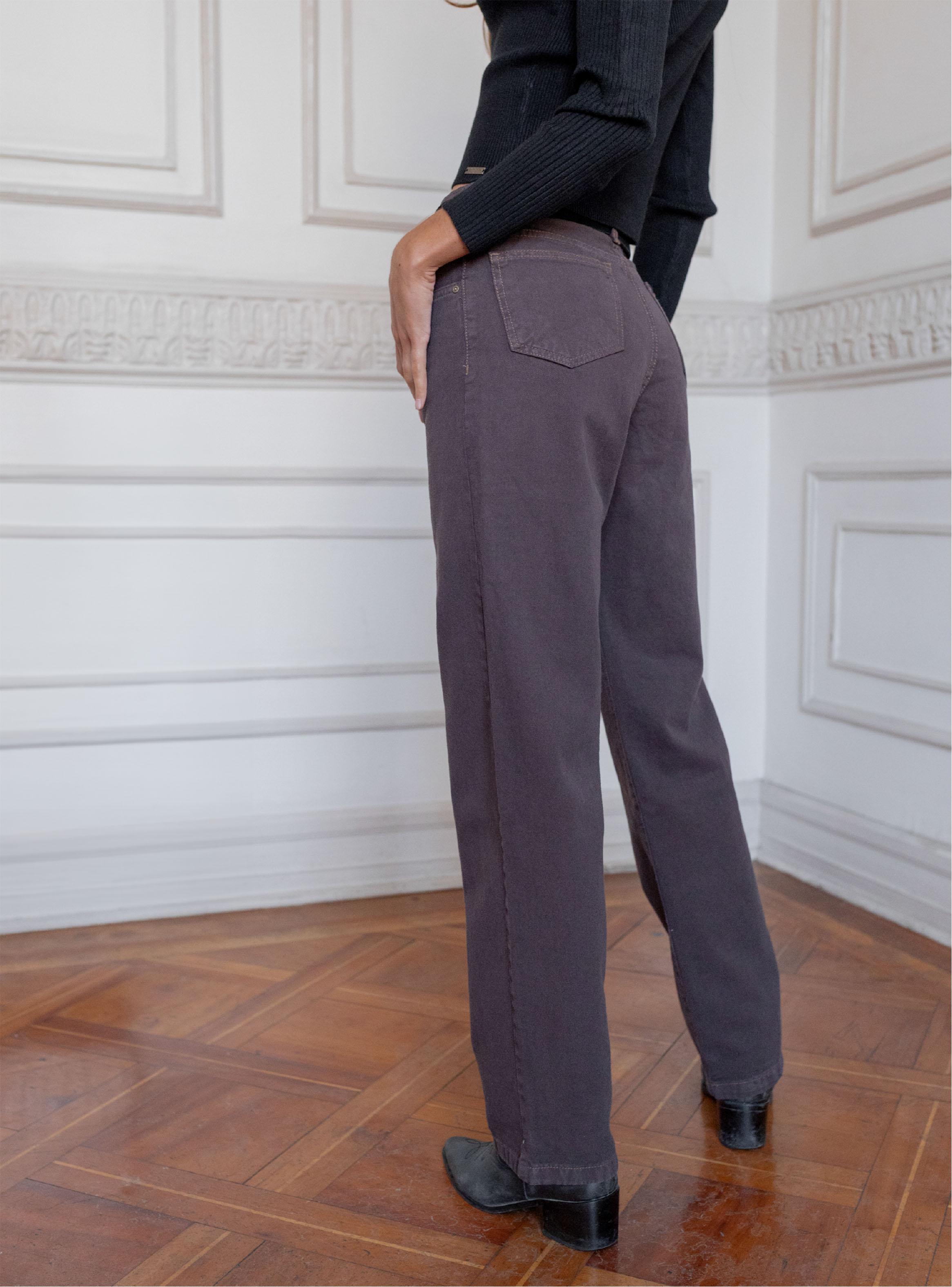 Pantalón Moca de Algodón-1