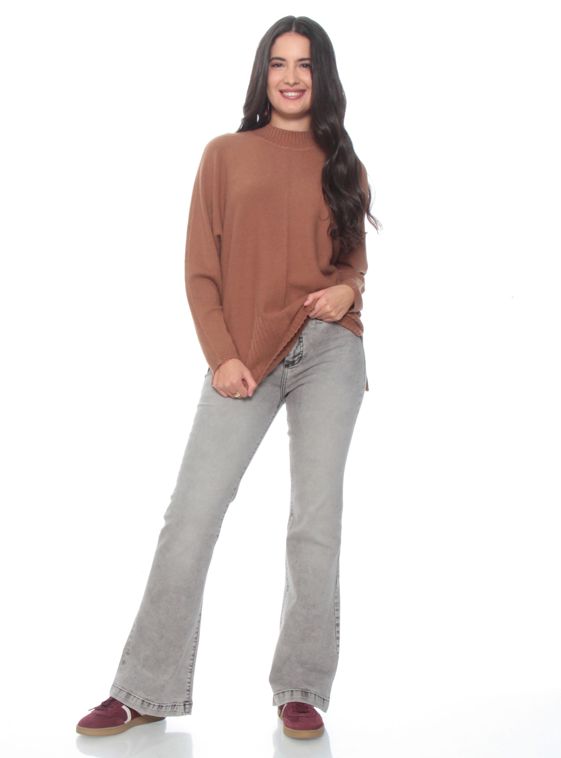 Sweater de Manga Larga con Cuello-3