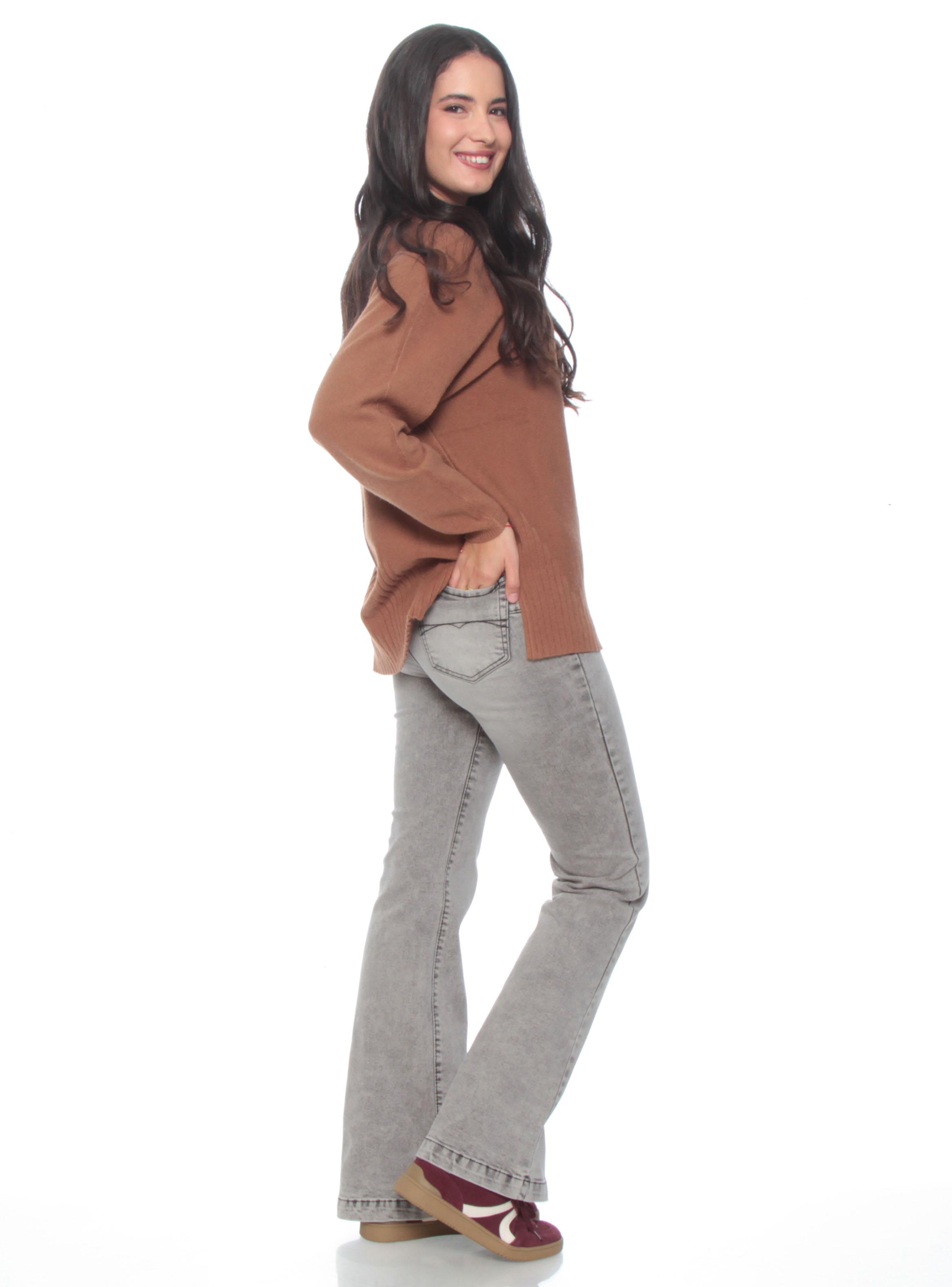 Sweater de Manga Larga con Cuello-4